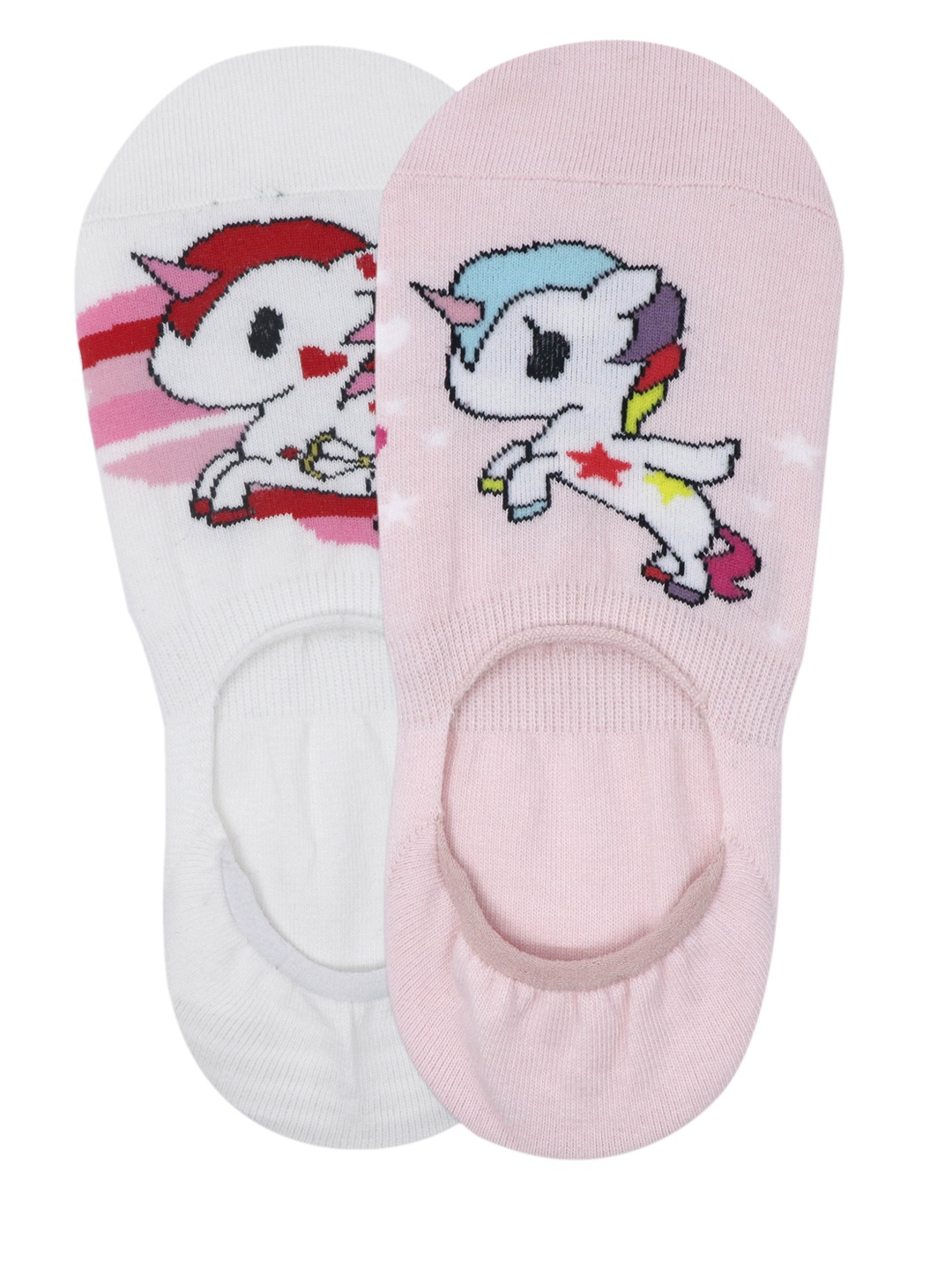 

Balenzia x Tokidoki Women Pack Of 2 Patterned Shoe-Liners, Pink
