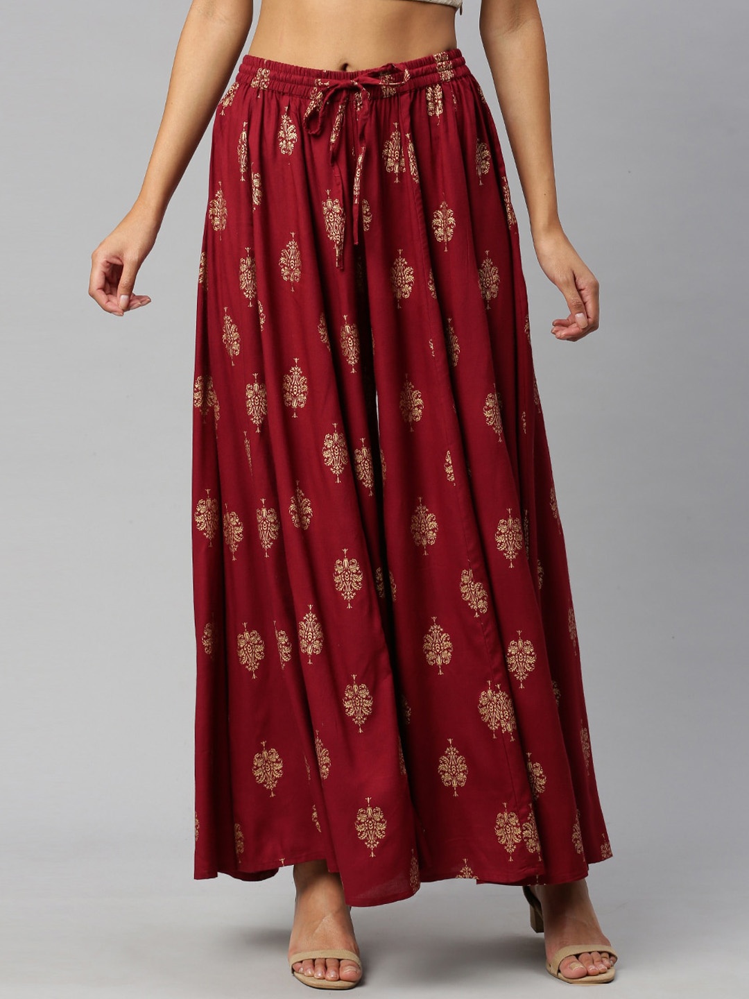 

Soch Women Maroon Printed