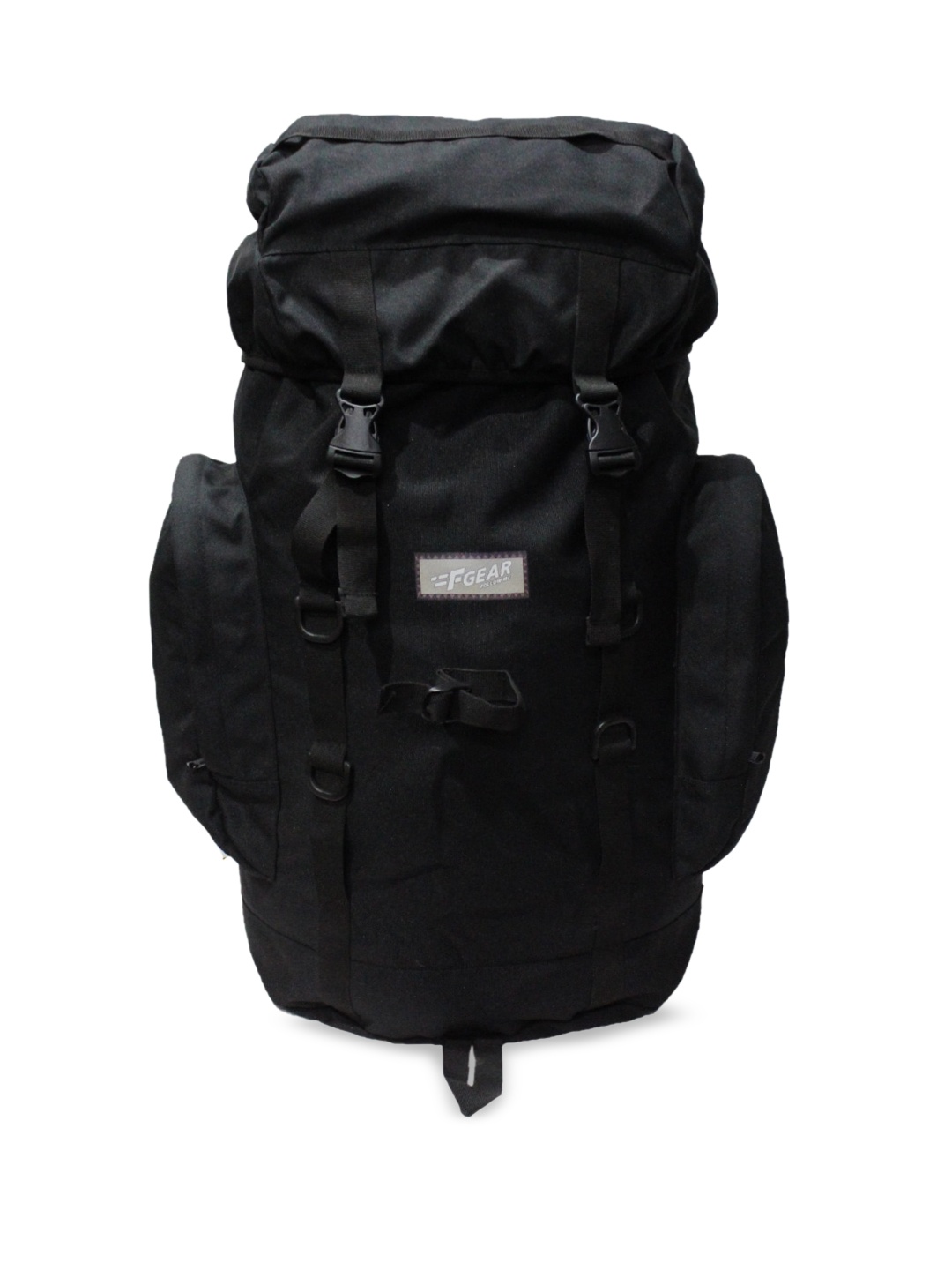 

F Gear Unisex Black Solid Rucksack