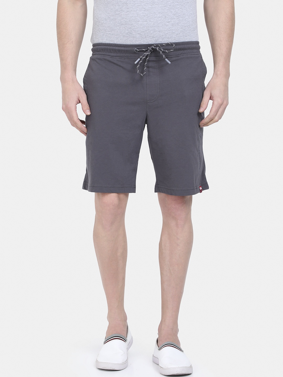 Fruit of the Loom Straight Fit Jersey Shorts, Charcoal