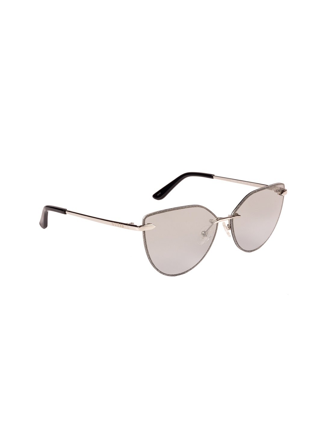 

GUESS Women Cateye UV Protected Sunglasses GU7642 58 10C, Grey