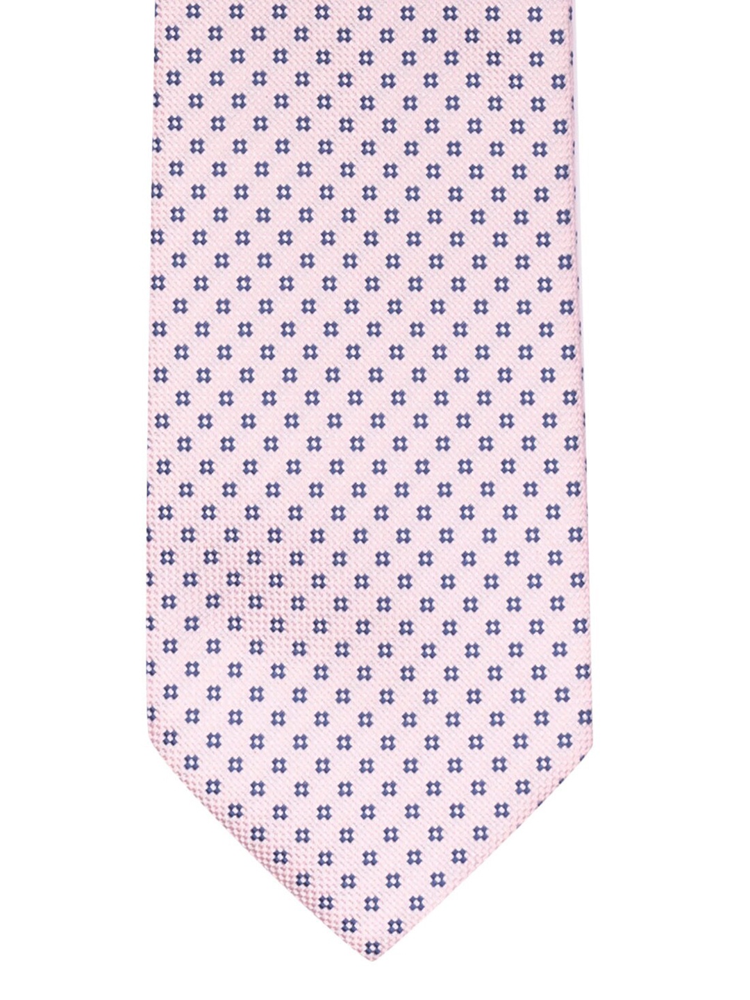 

The Tie Hub Pink & Blue Woven Design Reversible Broad Tie