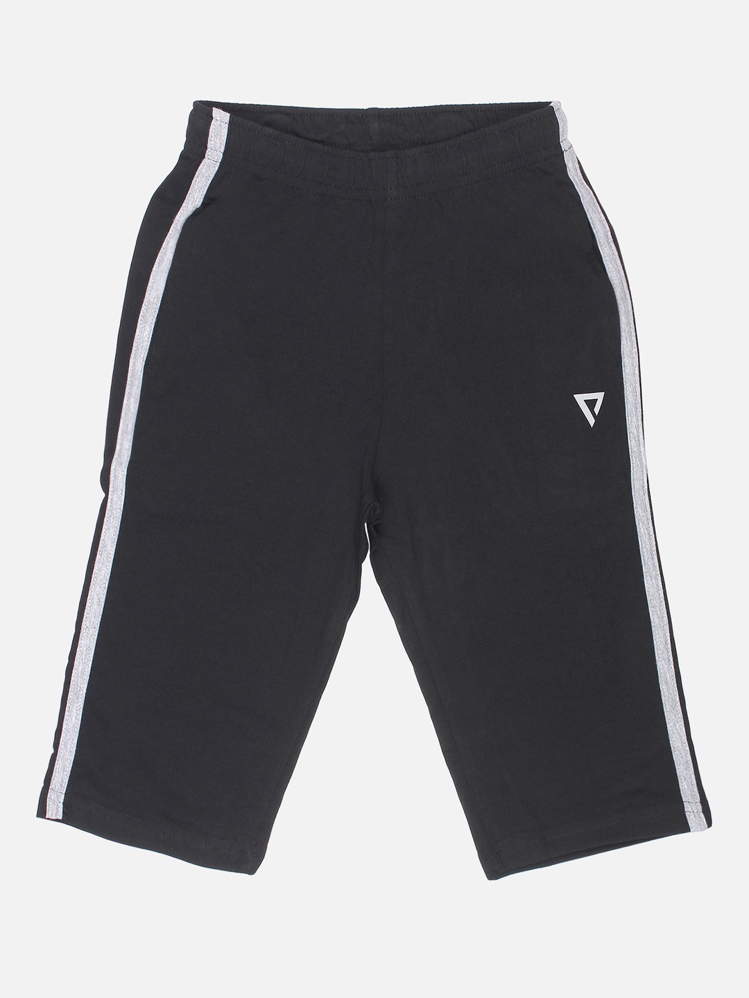 

PROTEENS Boys Black Solid Regular Fit Regular Shorts