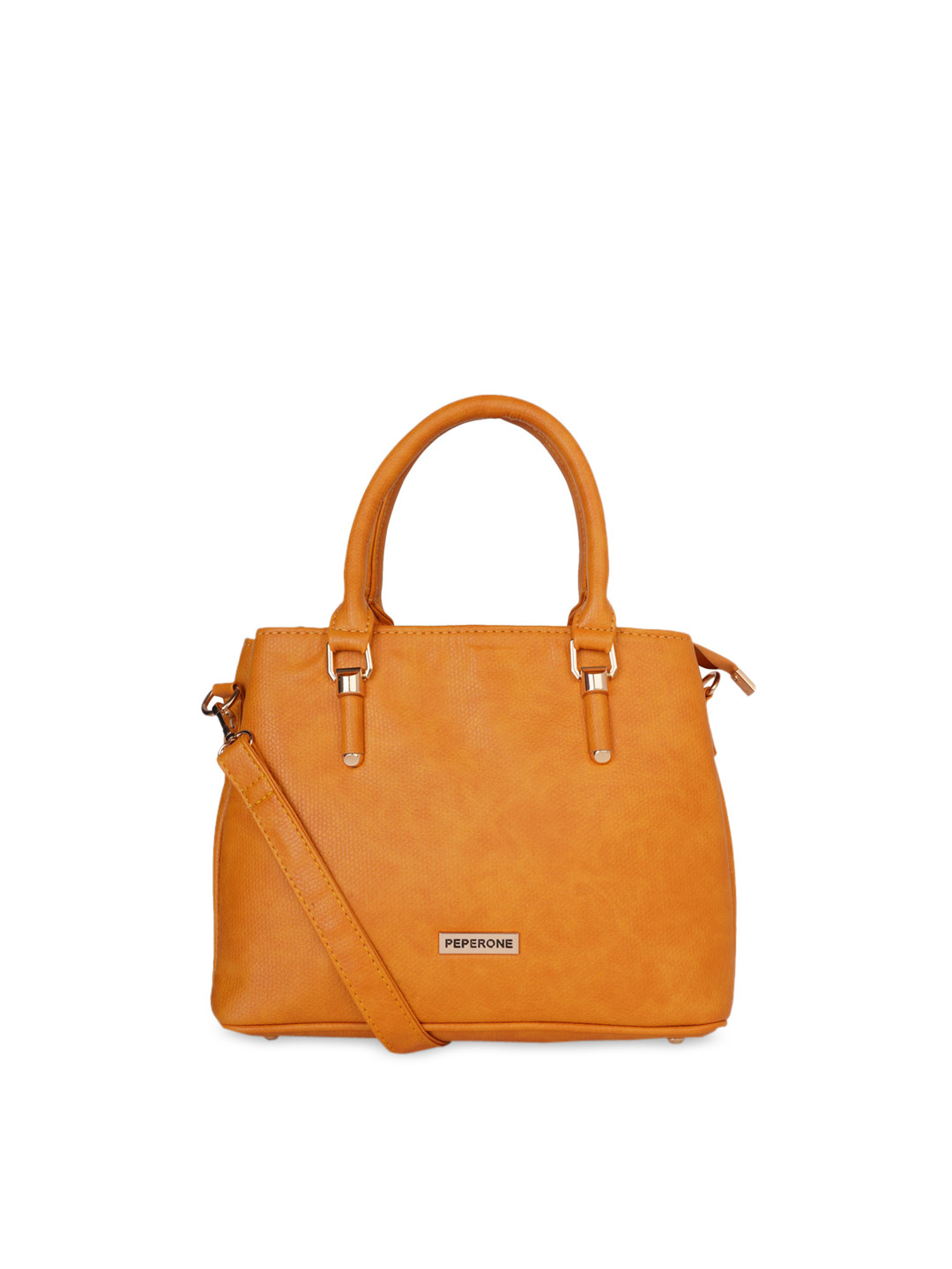 

Peperone Yellow Solid Handheld Bag