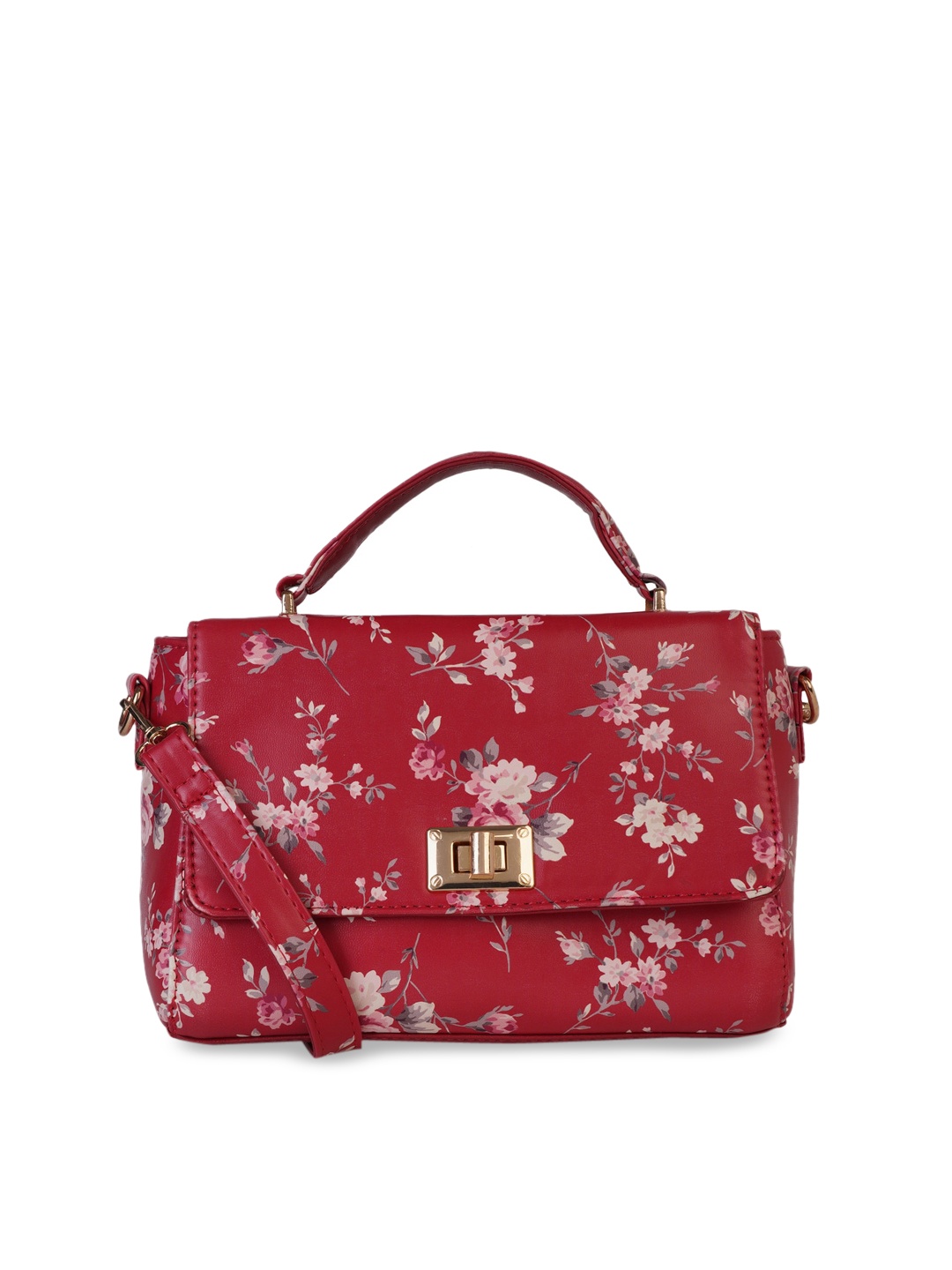 

Peperone Red Printed Satchel