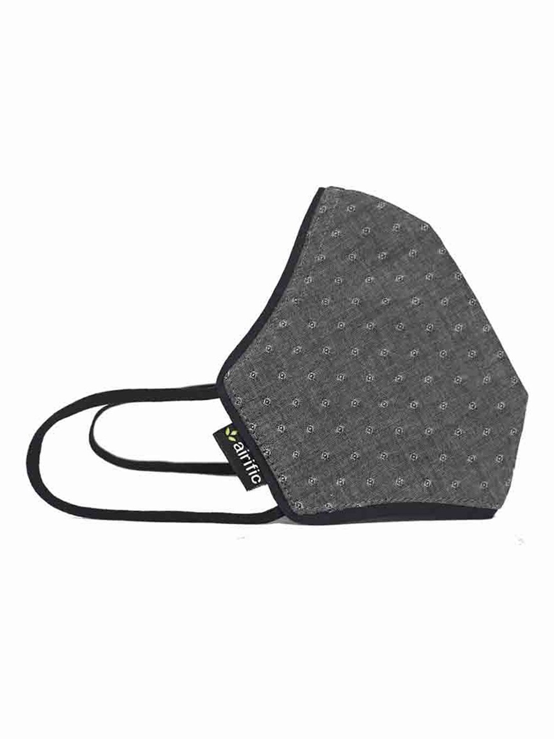 

Airific Unisex Grey & White Self Design 3-Ply N95 Protective Mask