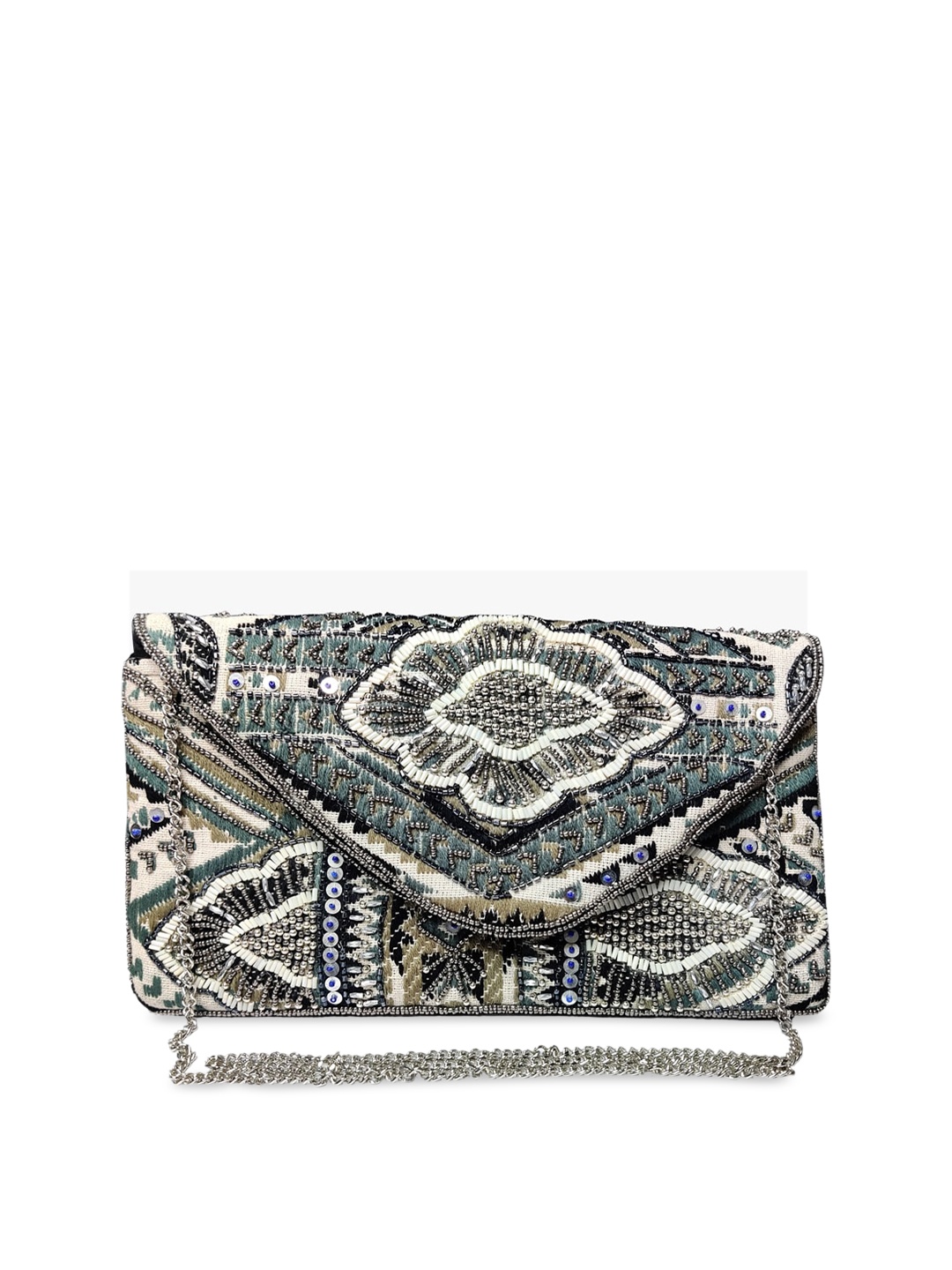 

Aditi Wasan Black Embellished Clutch