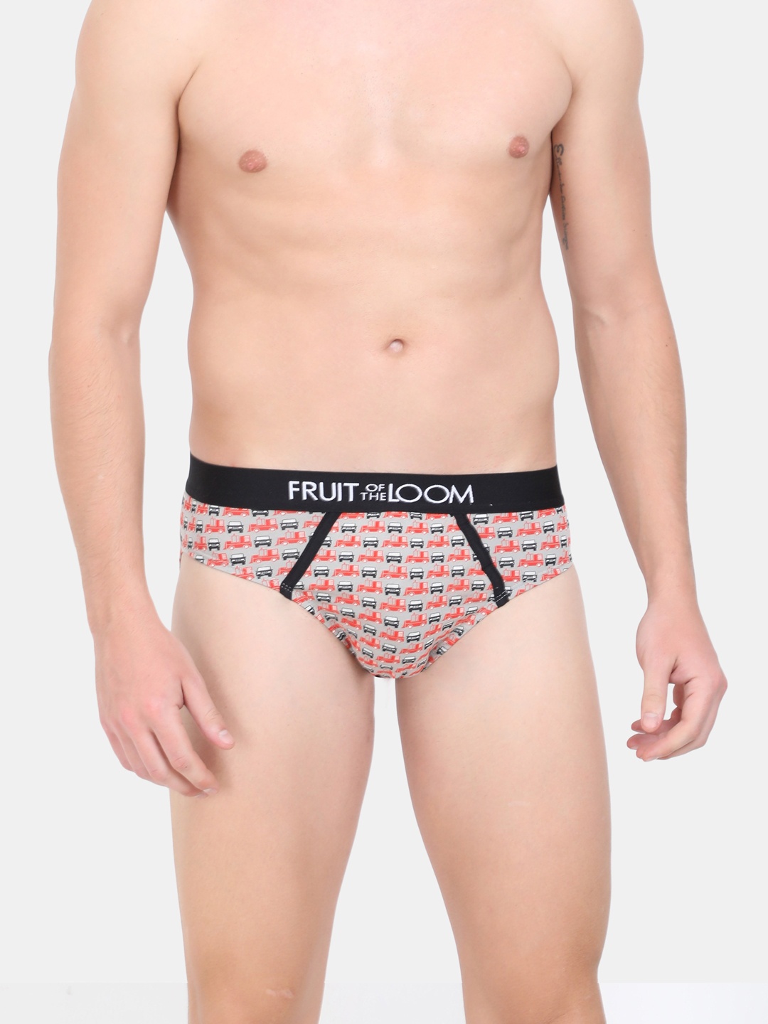 

Fruit of the Loom Men Smooth Fit Cotton Briefs MHB14-N-A5P1-ASSTD005, Assorted