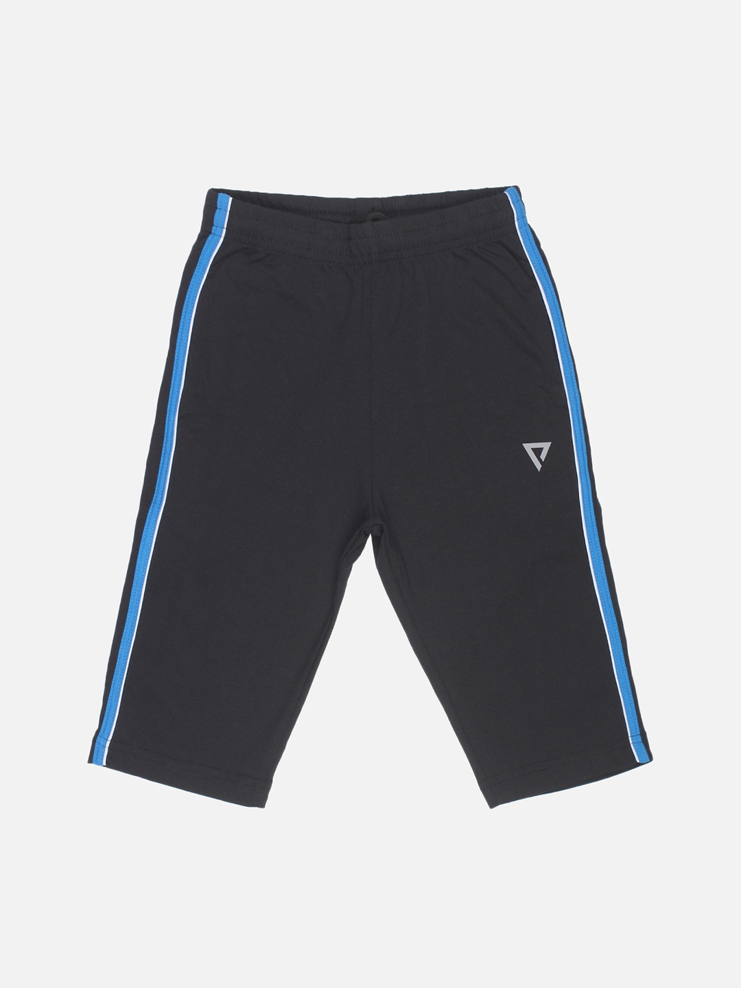 

PROTEENS Boys Black Solid Regular Fit Regular Shorts