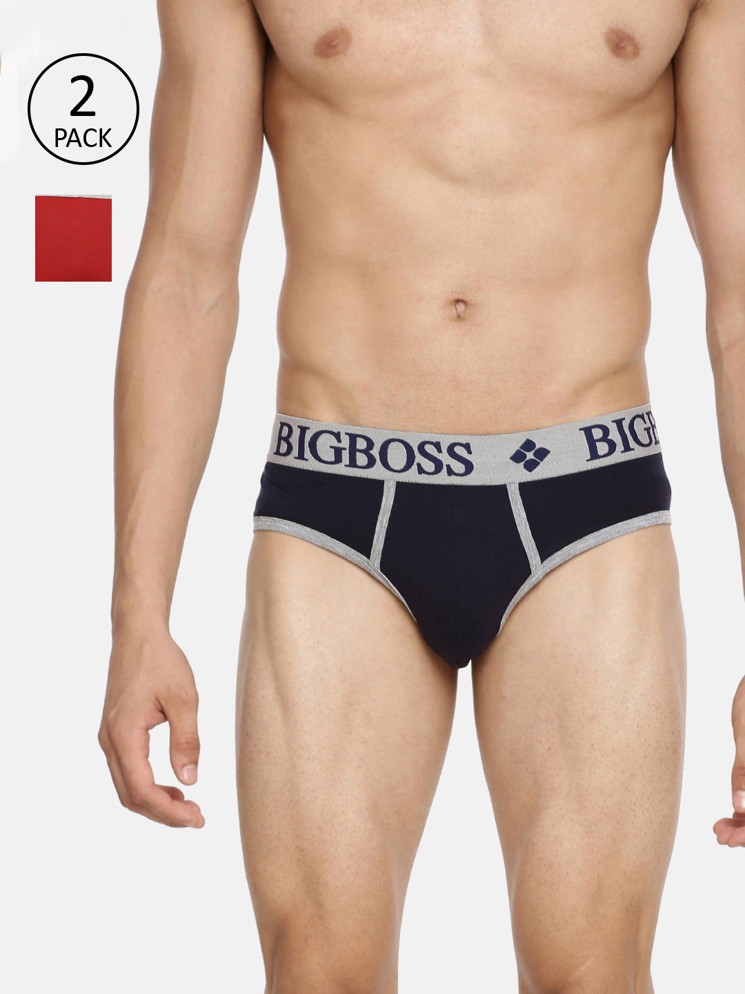 

Dollar Bigboss Men Pack of 2 Shuffle Intellisoft Cotton Modal Briefs MDBR-11-TECHNOBRF-PO2, Assorted
