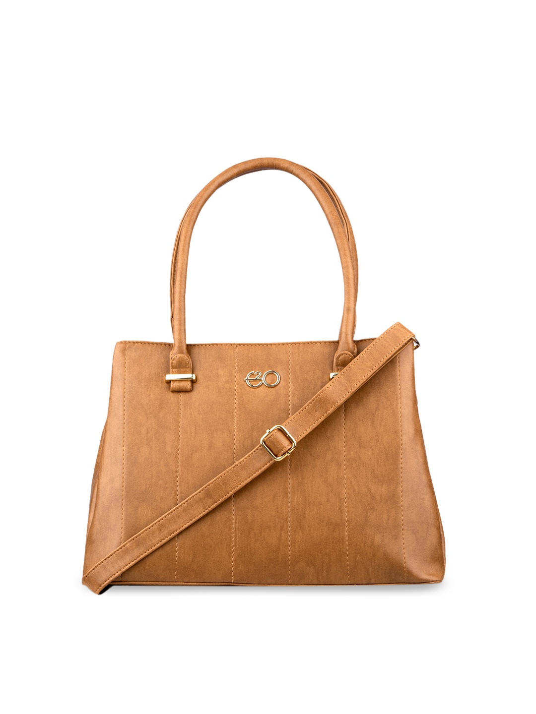 

E2O Khaki & Khaki Solid Shoulder Bag