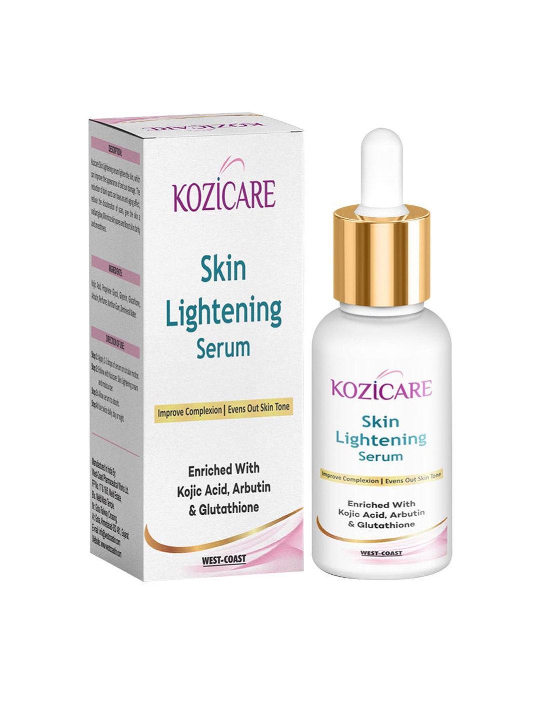 

Kozicare Skin Lightening Serum 30 ml, White