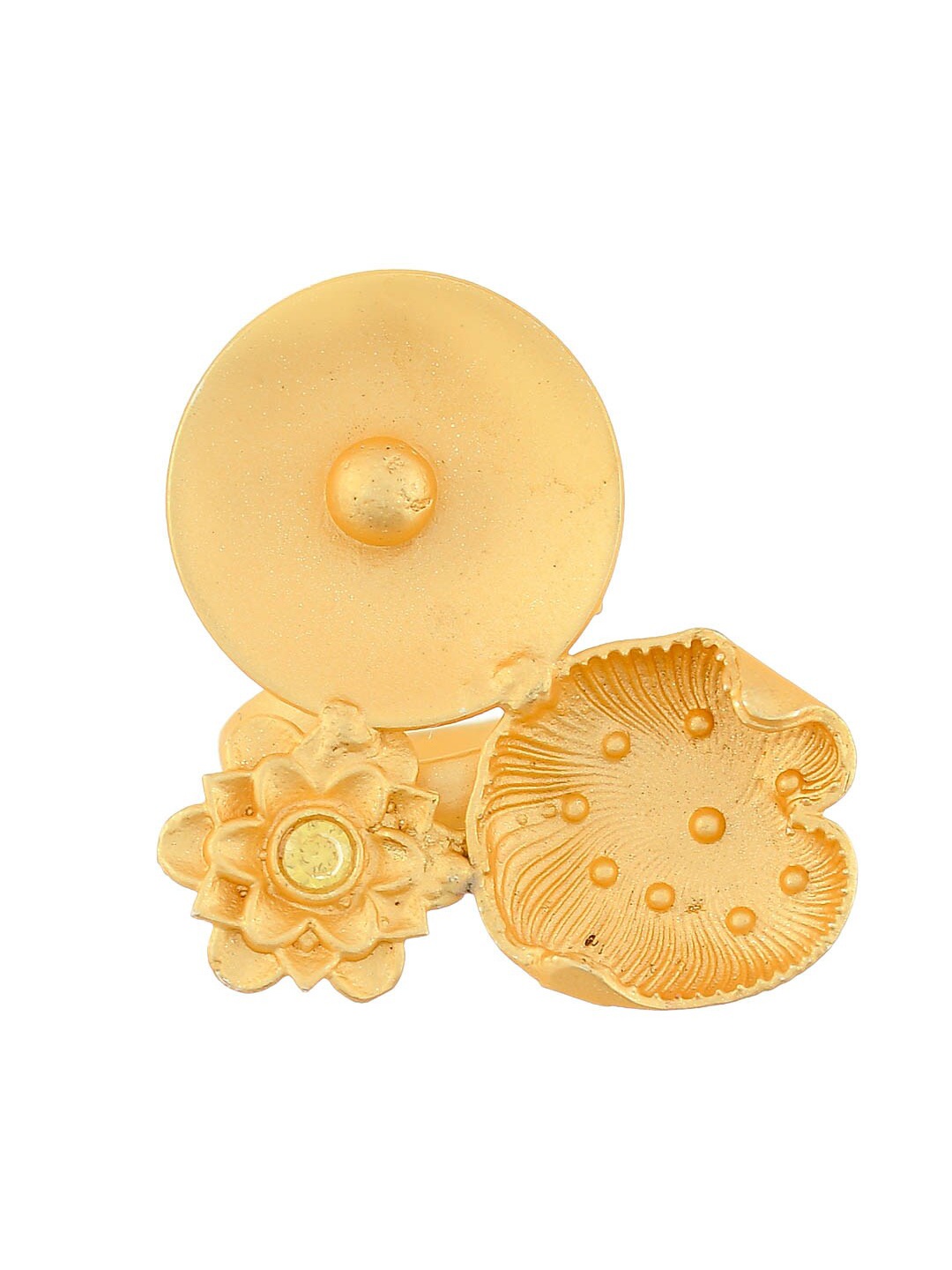 

Silvermerc Designs Gold-Plated Antique Finger Ring