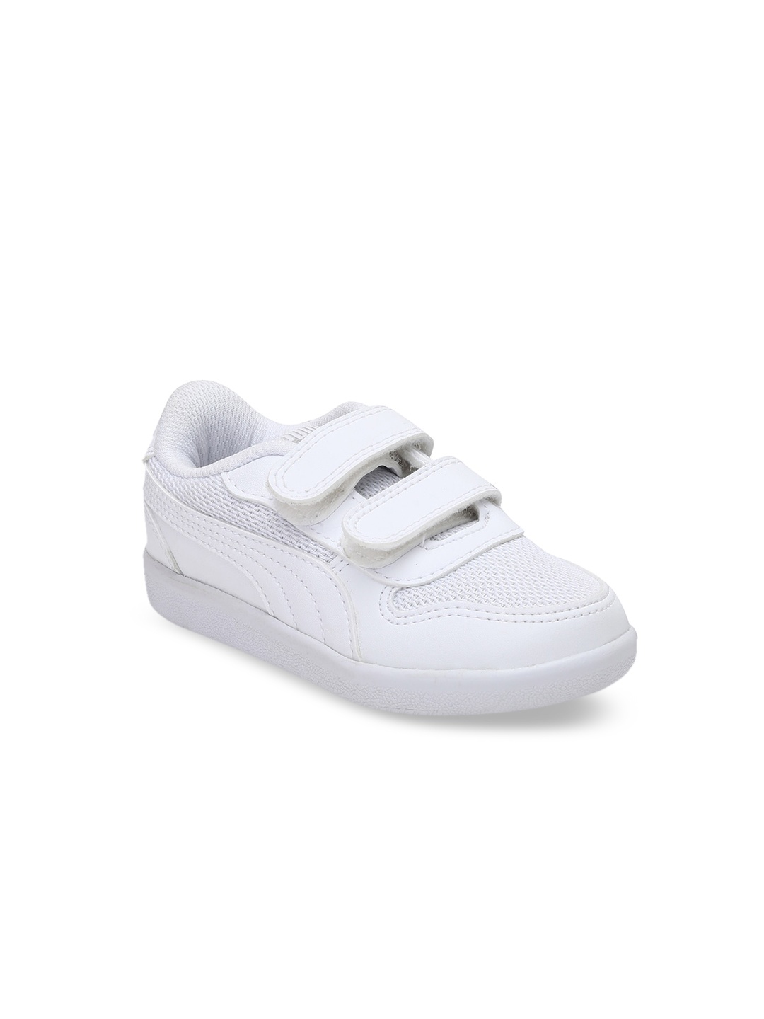

Puma Unisex Kids White Slip-On Sneakers