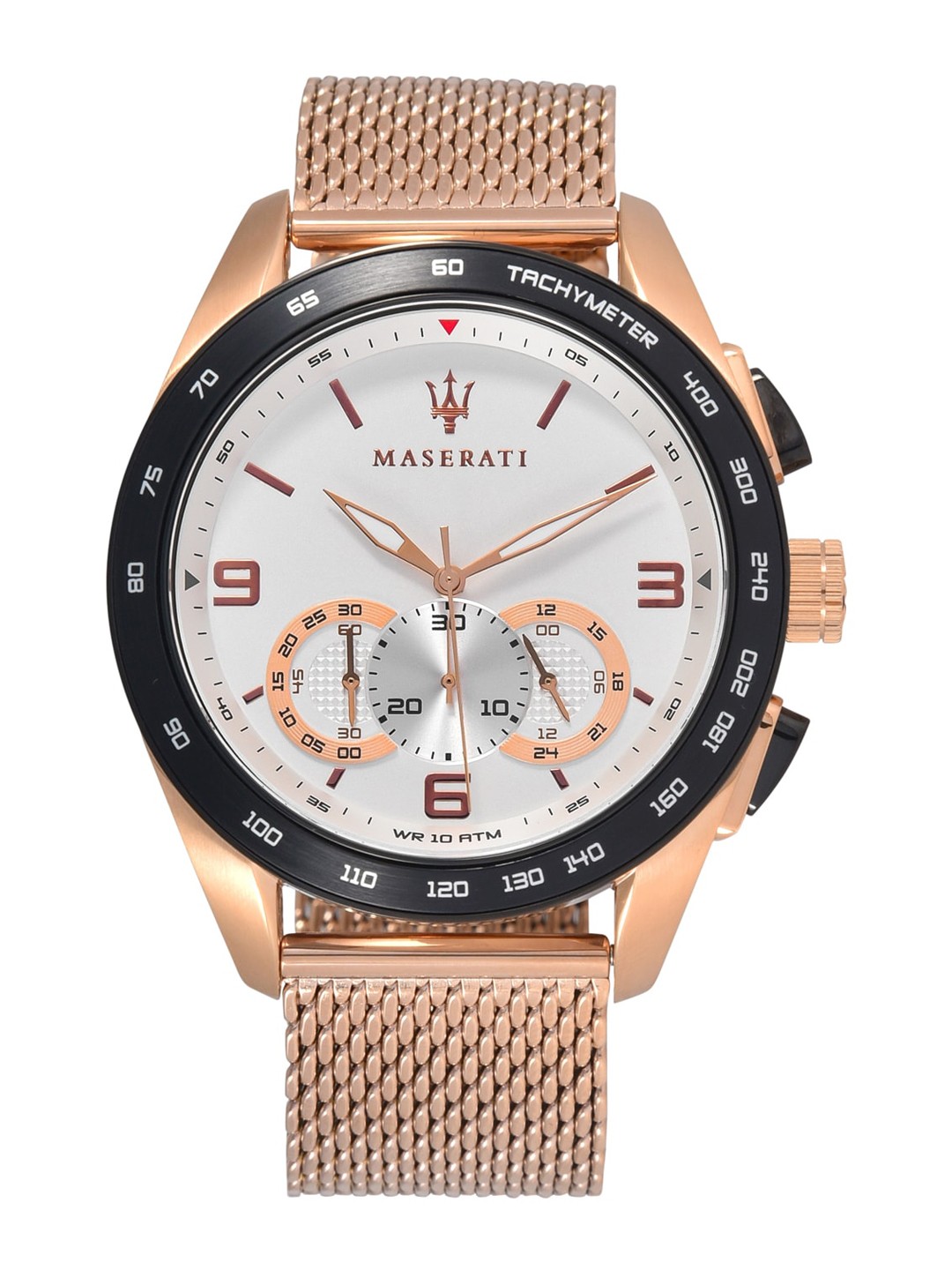 

Maserati Men White & Rose Gold Chronograph Watch R8873612011