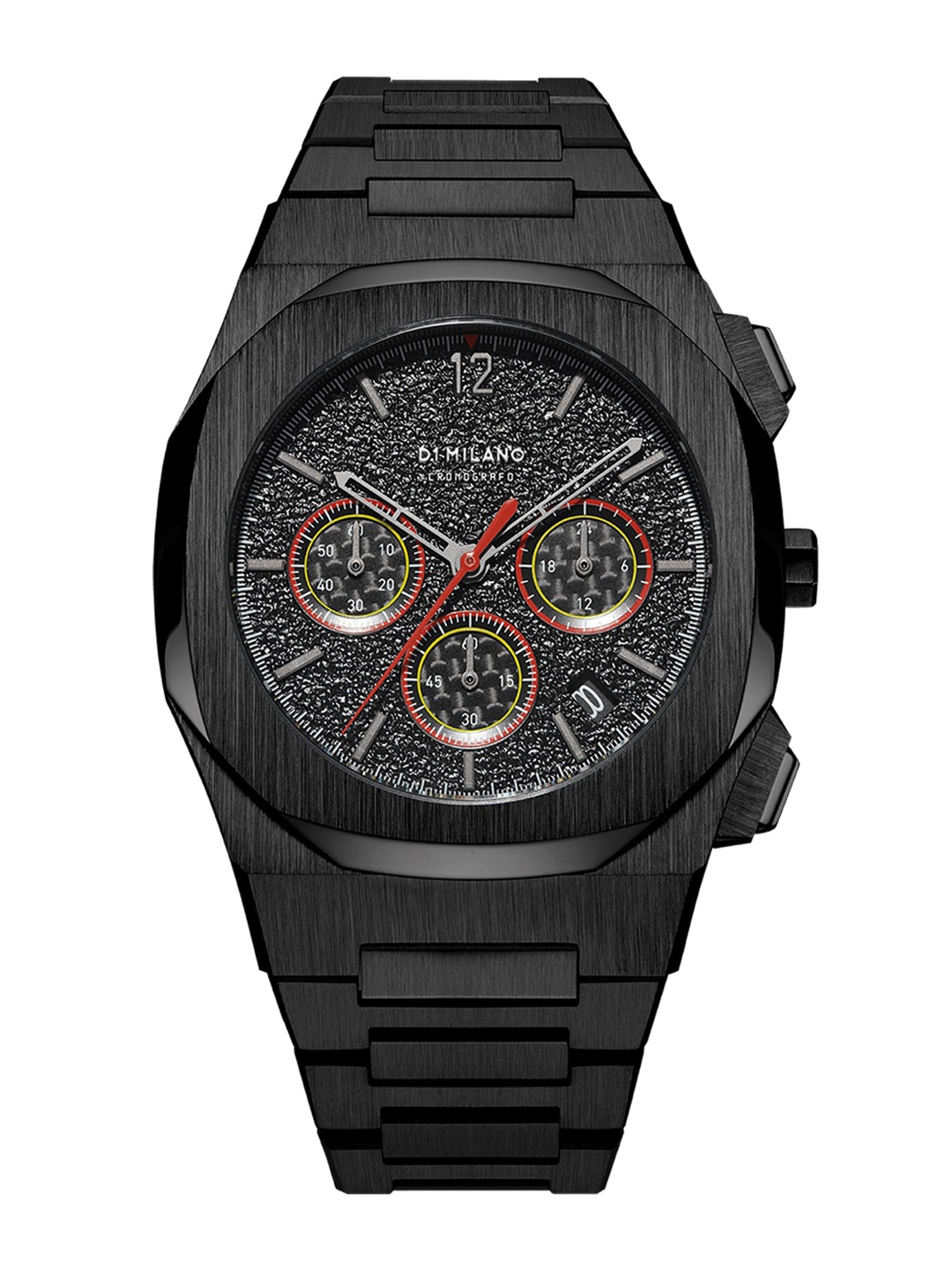 

D1 Milano Men Black Dial & Black Straps Chronograph Analogue Watch CHBJ06