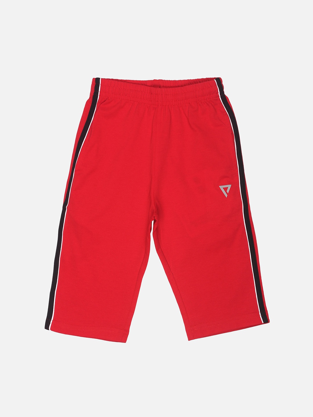 

PROTEENS Boys Red Solid Regular Fit Regular Shorts