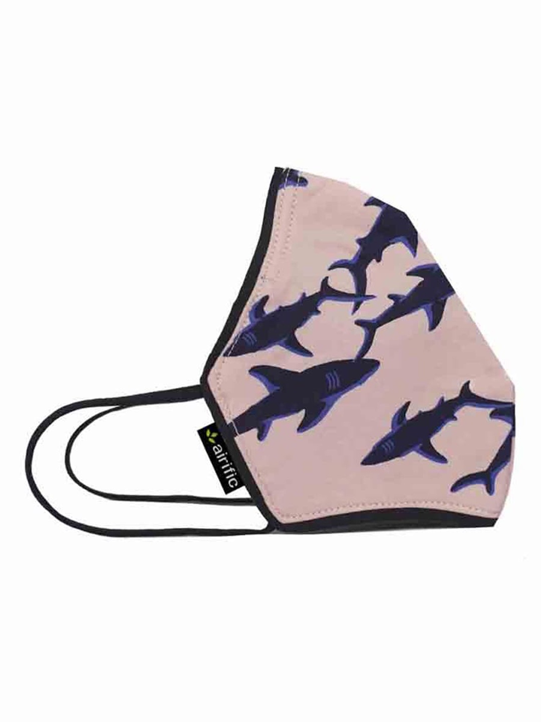 

Airific Unisex Pink & Blue Printed 3-Ply N95 Protective Mask