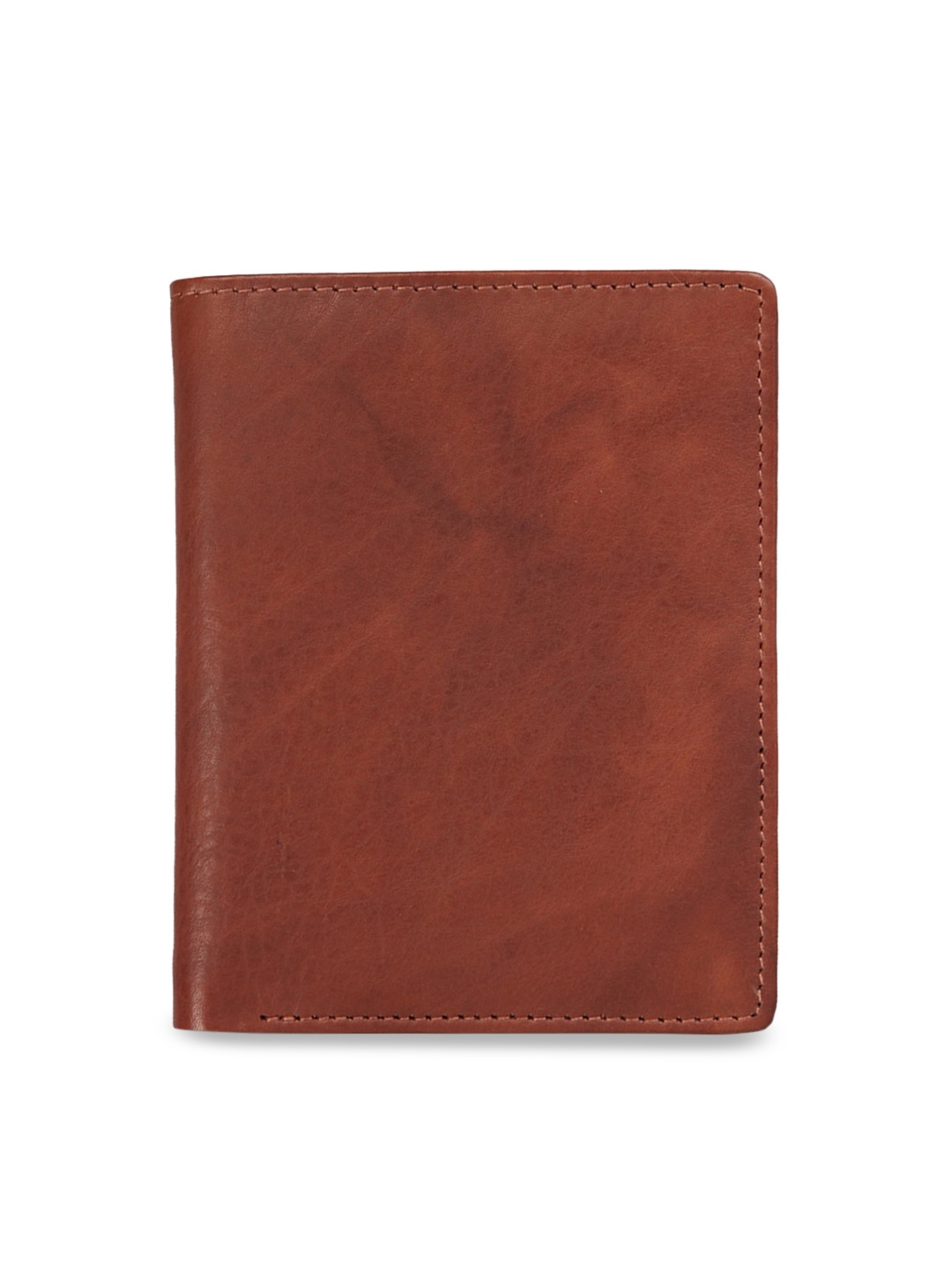 

GENWAYNE Men Brown Solid Leather Two Fold Wallet