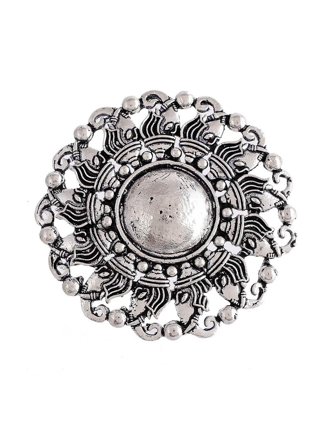 

Silvermerc Designs Silver-Plated Handcrafted Finger Ring
