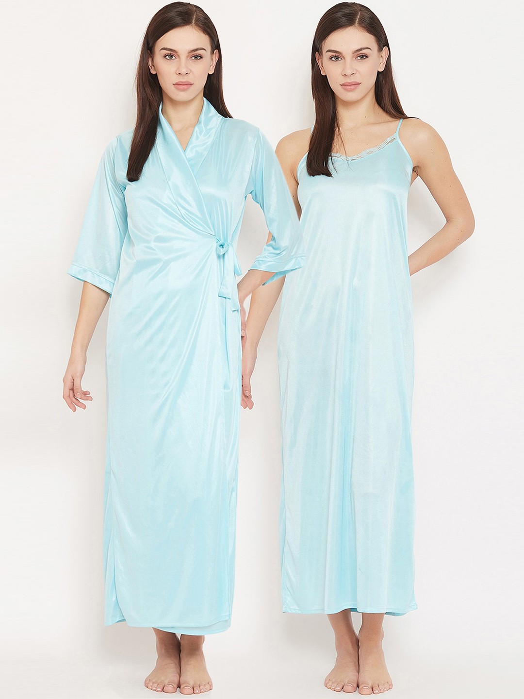 

Clovia Women Blue Solid