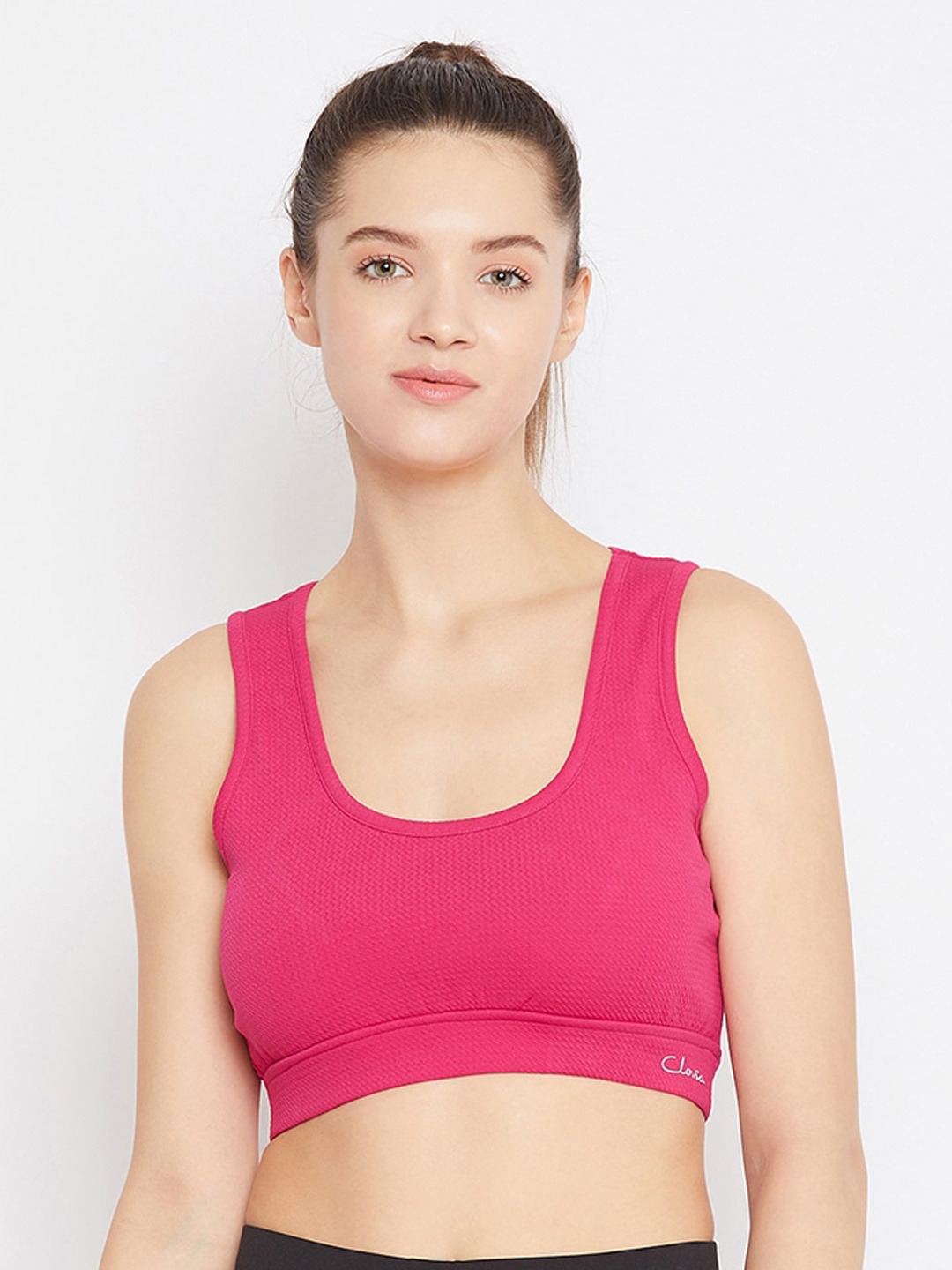 

Clovia Women Pink Solid Bra
