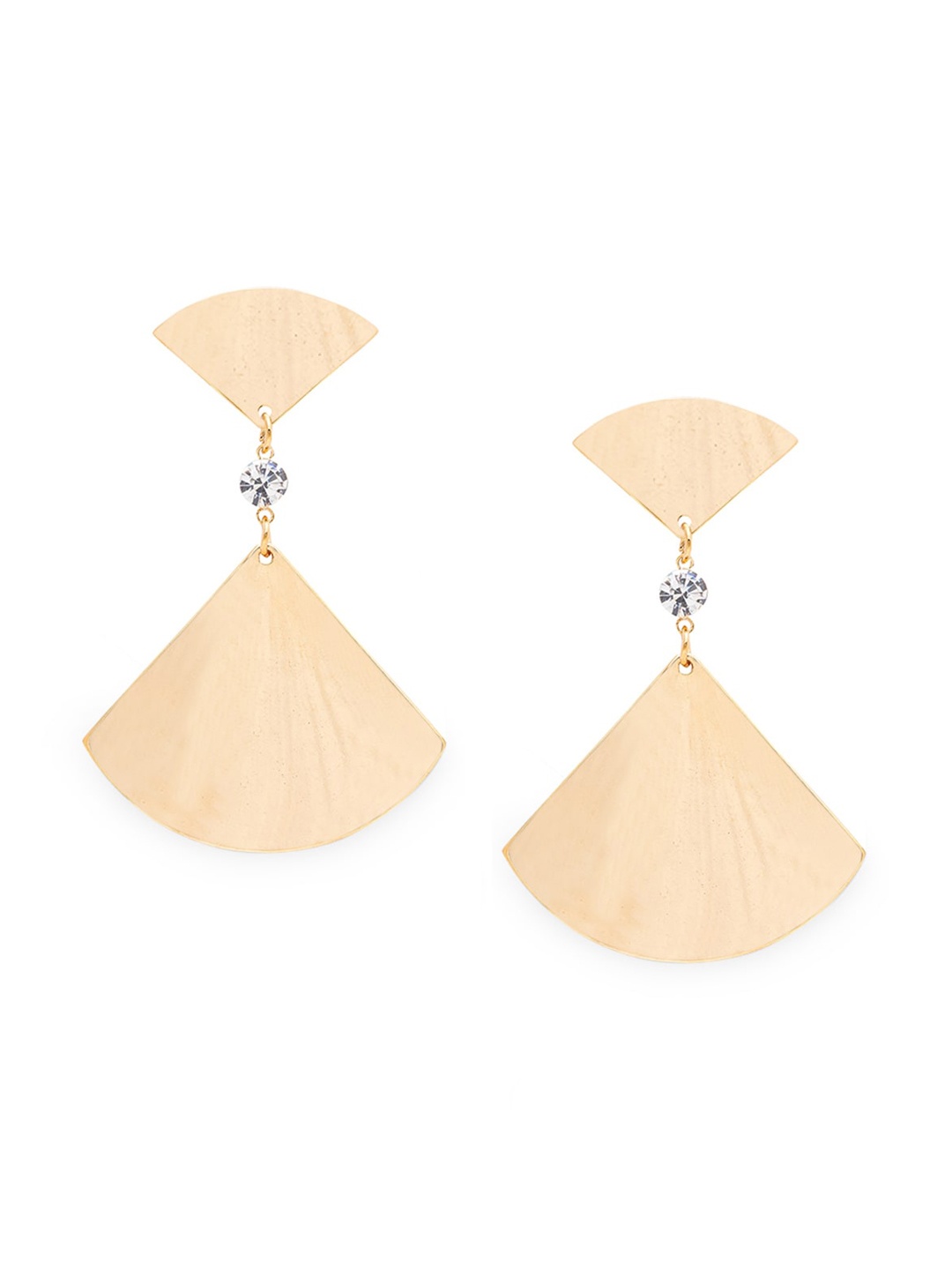 

Globus Gold-Plated Geometric Drop Earrings