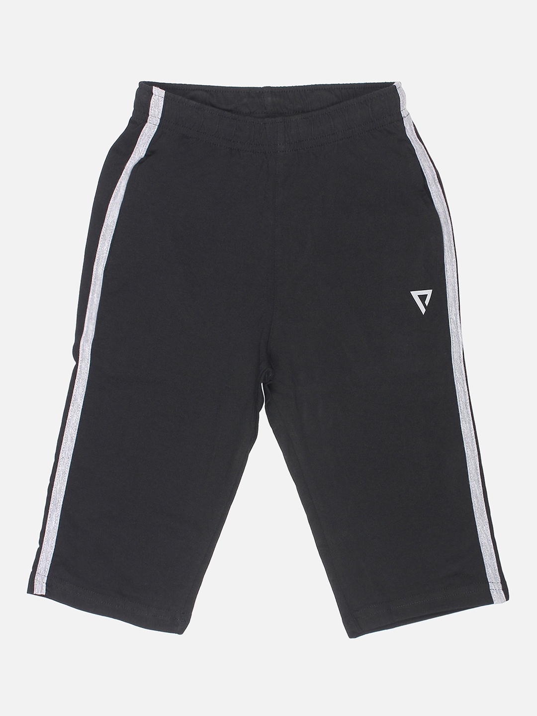 

PROTEENS Boys Black Solid Regular Fit Regular Shorts