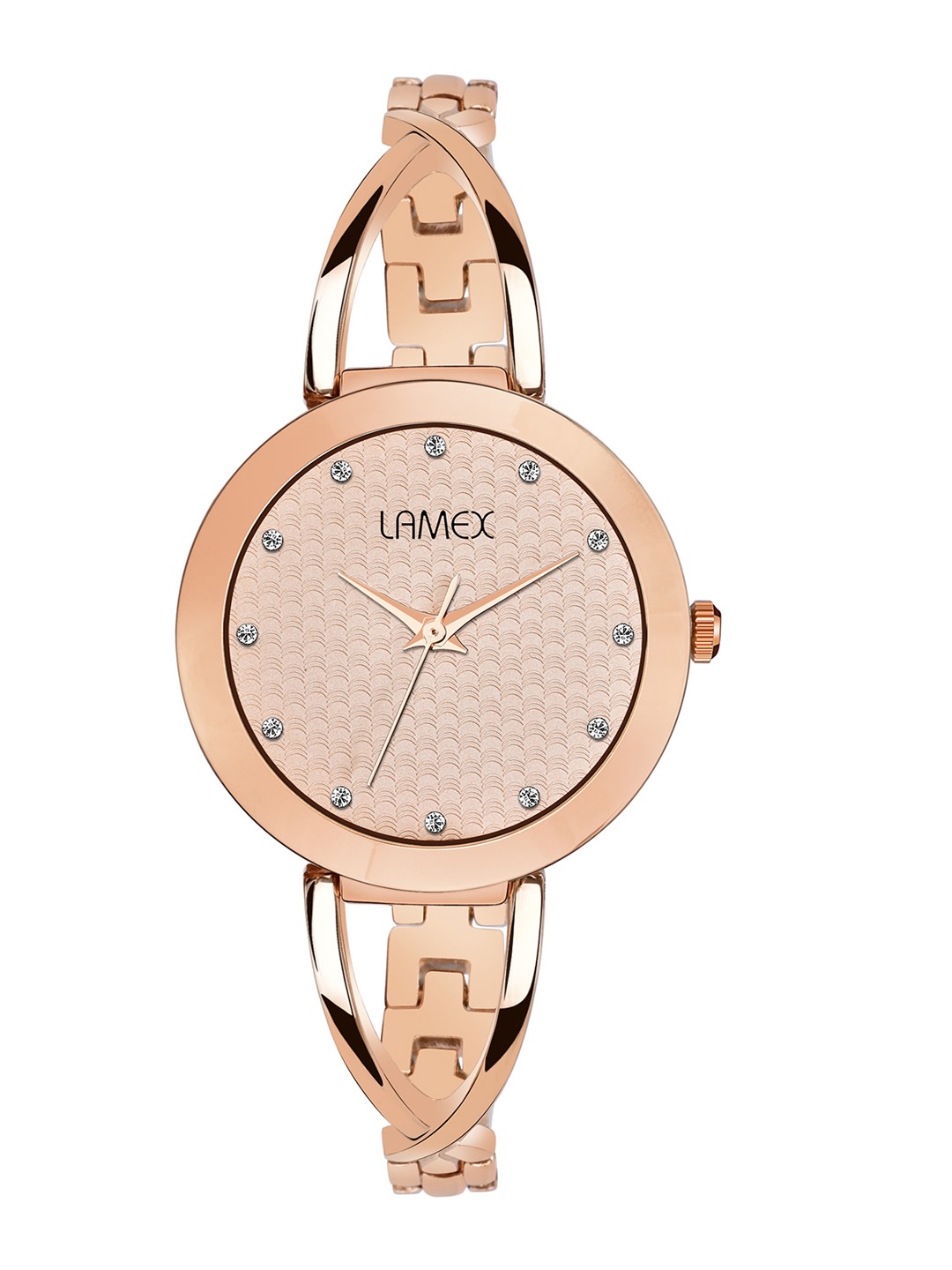 

LAMEX Women Rose Gold Analogue Watch