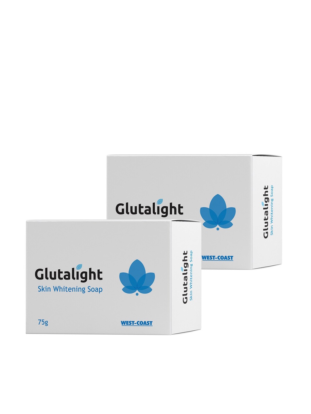 

Glutalight Pack Of 2 Skin Whitening Soap 75 g, White