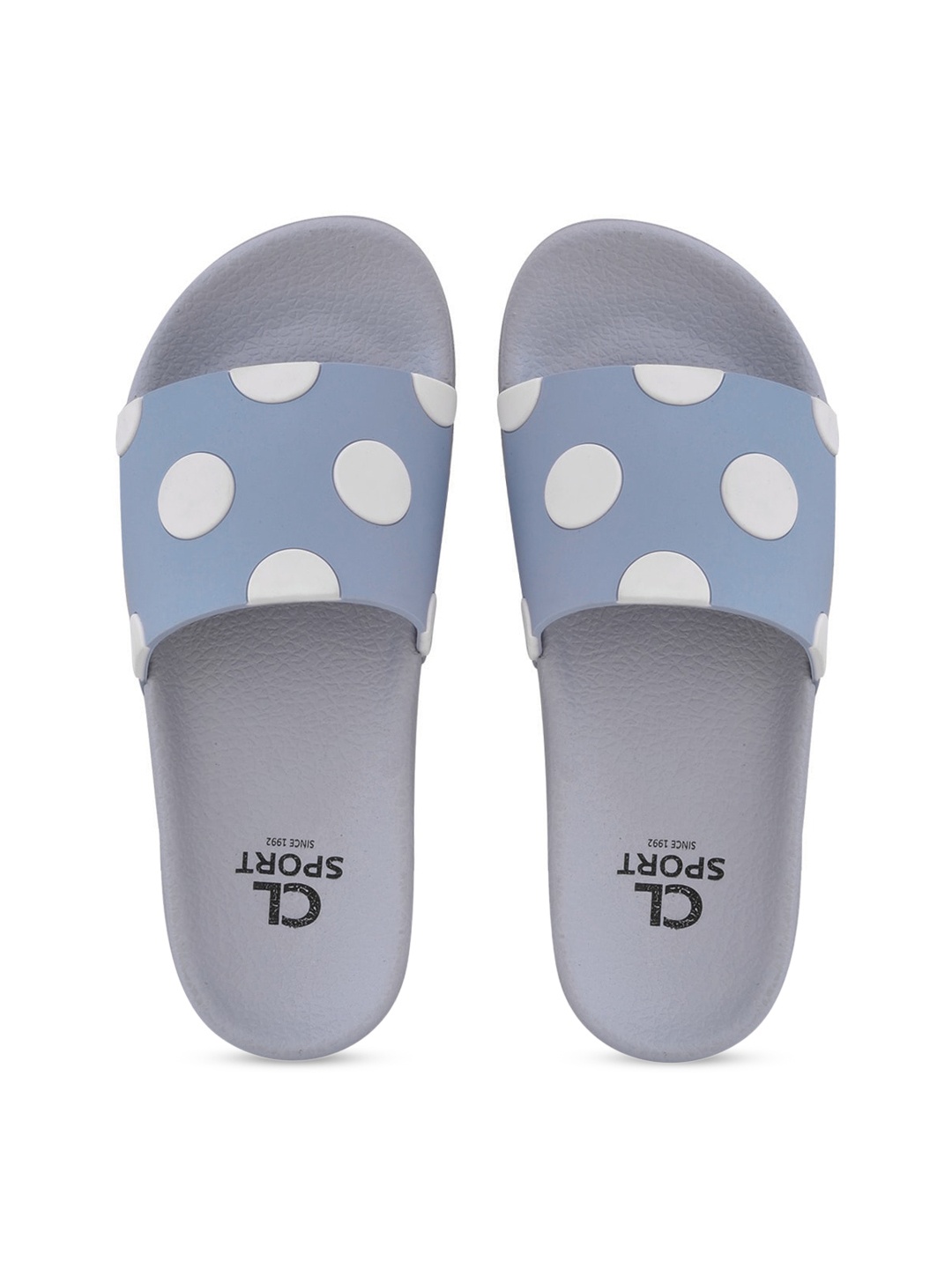 

Carlton London sports Women Blue & White Printed Sliders