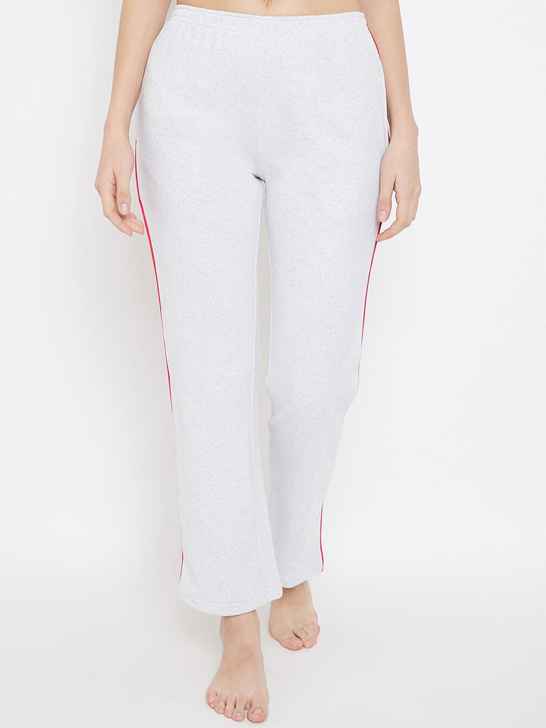 

Clovia Women Grey Solid Lounge Pants