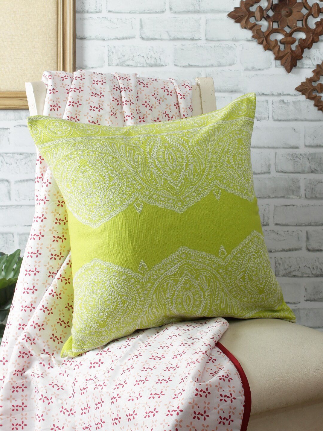 

REME Unisex Green Embroidered