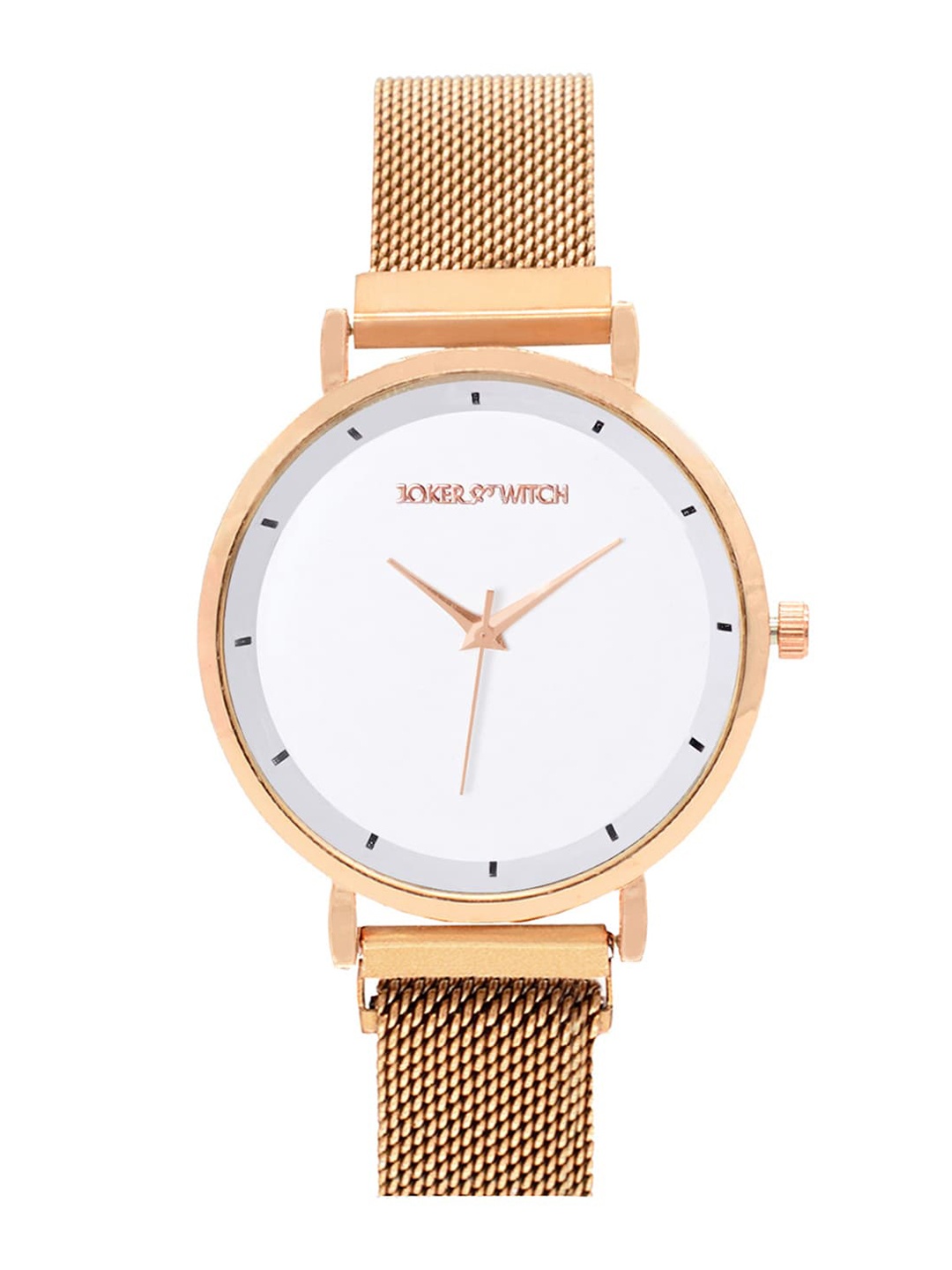 

JOKER & WITCH Women White & Gold-Toned Analogue Watch AMWW436