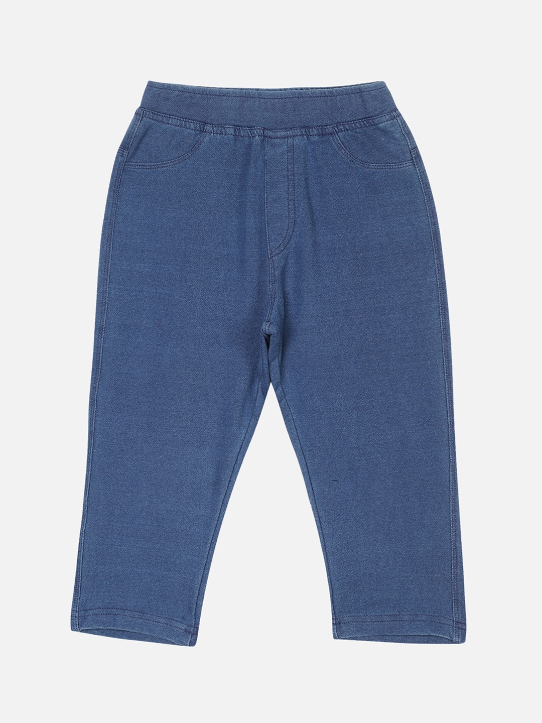 

Bodycare First Girls Blue Solid Cotton Track Pant