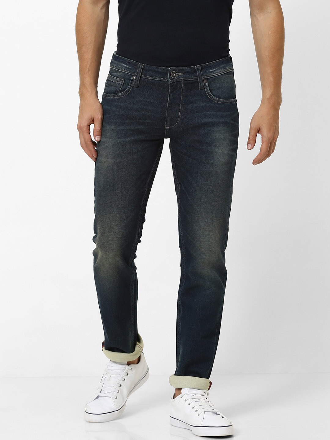 

Celio Men Blue Slim Fit Mid-Rise Clean Look Stretchable Jeans
