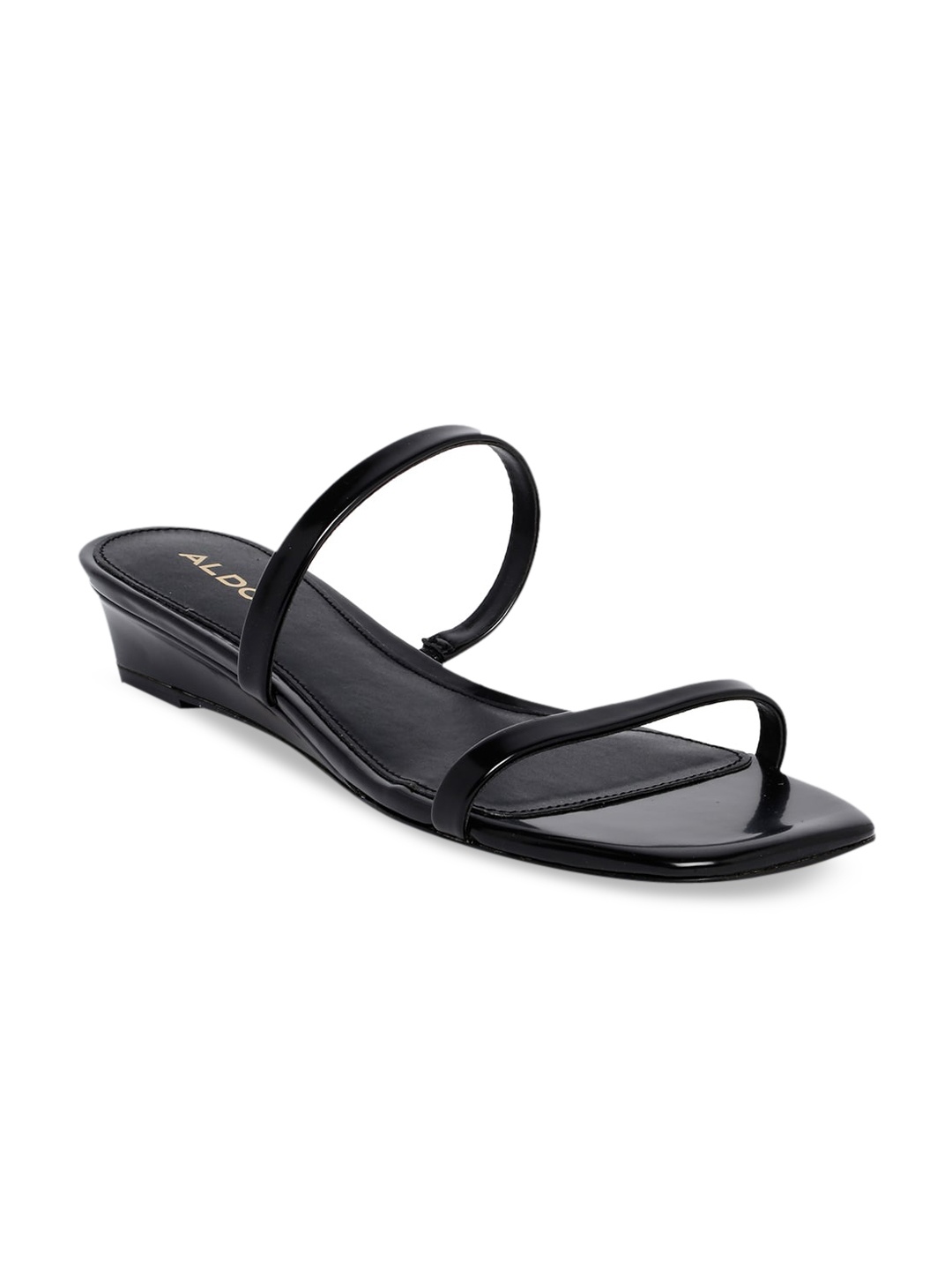 

ALDO Women Black Solid Open Toe Flats