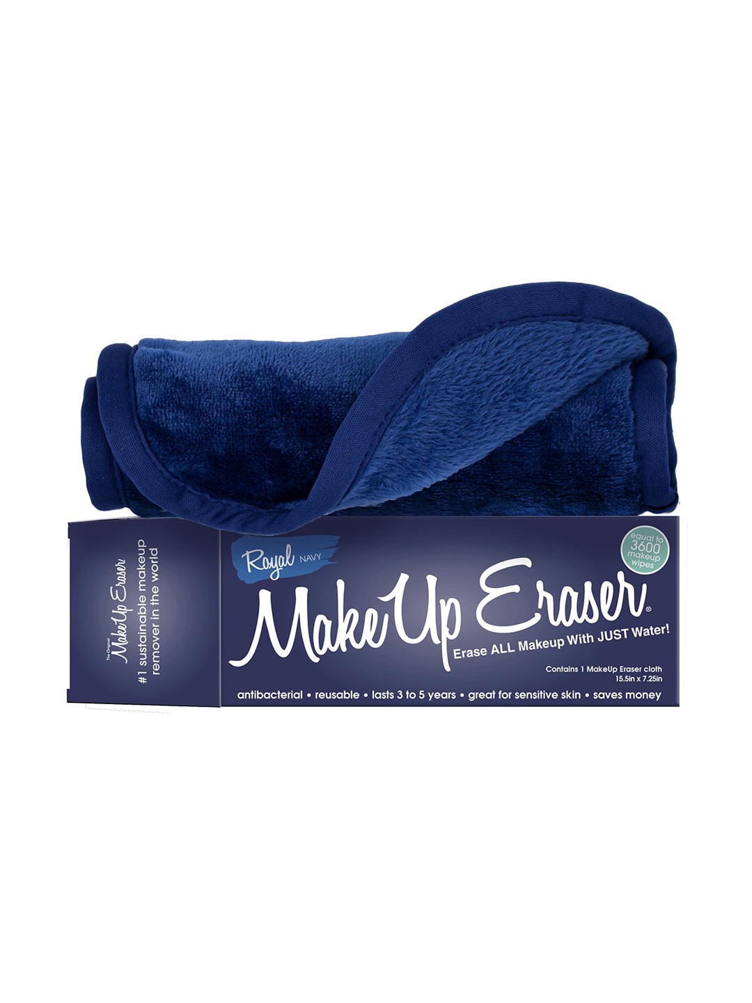 

MakeUp Eraser Navy Blue Solid Makeup Remover