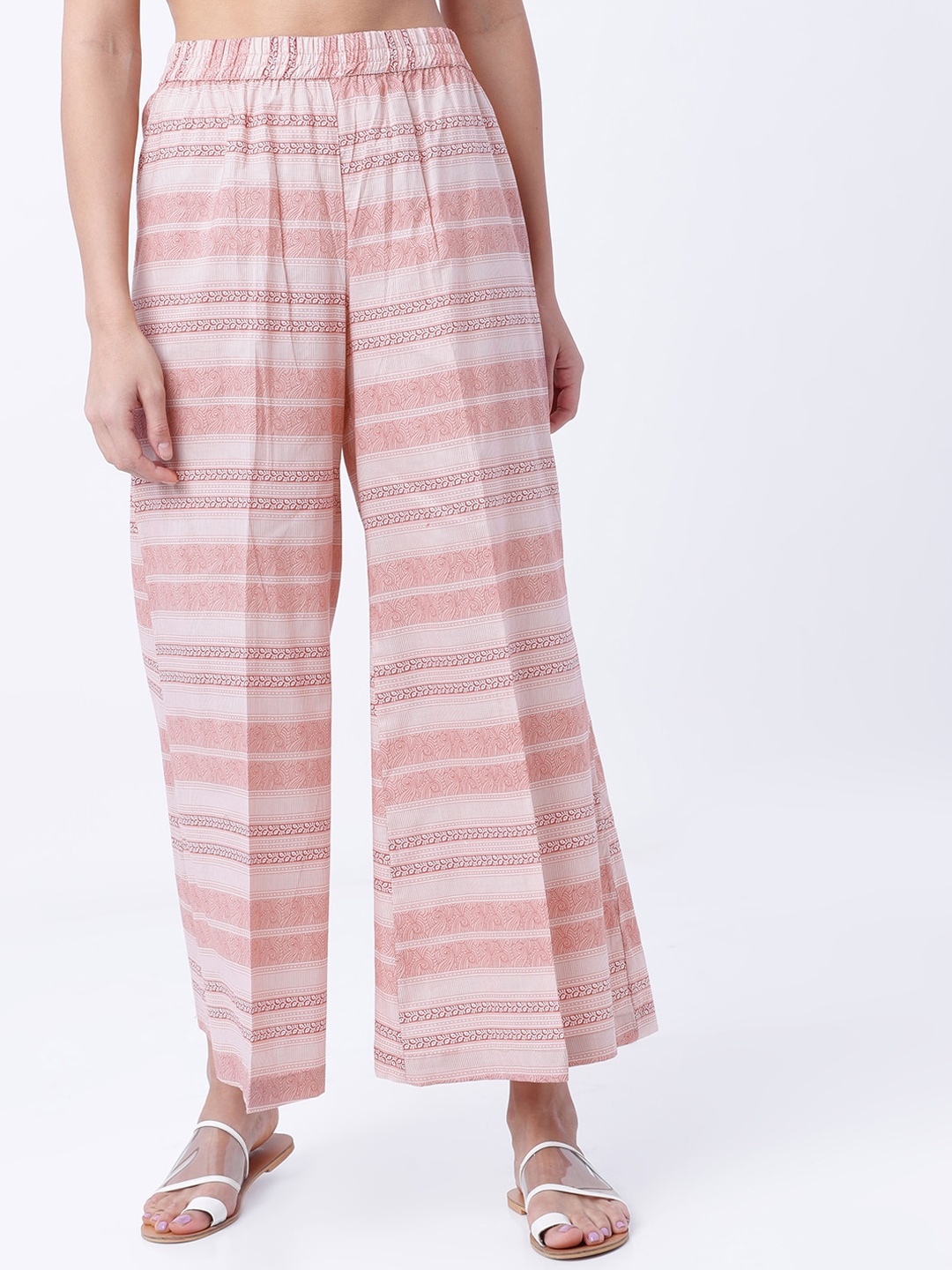 

Vishudh Women Pink Checked