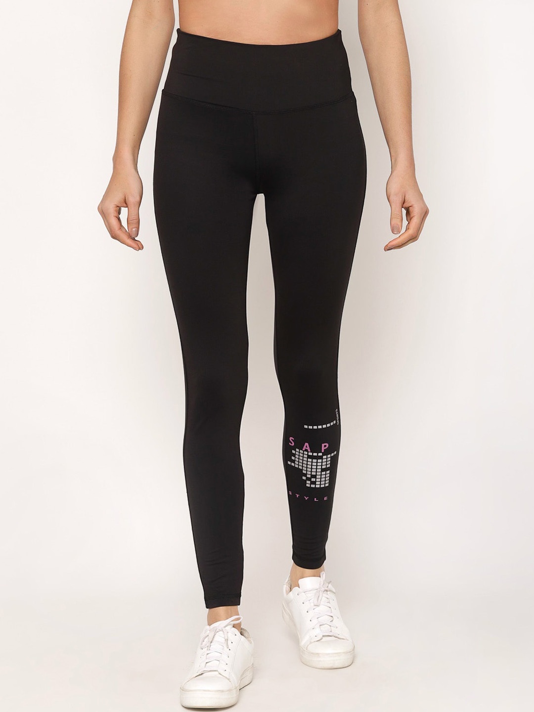 

SAPPER Women Black Solid Mid-rise Track Pants