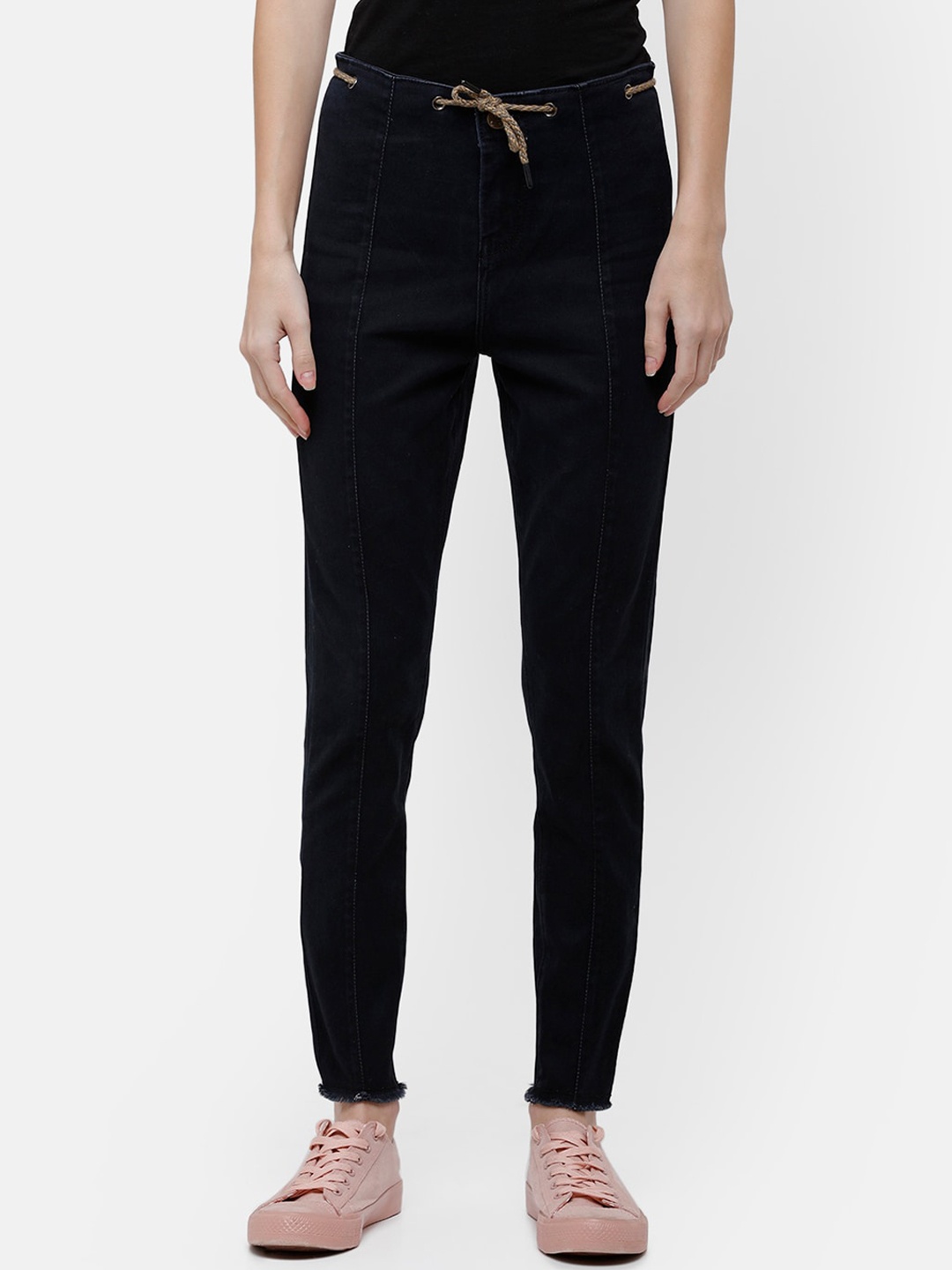 

ZHEIA Women Blue Skinny Fit High-Rise Clean Look Jeans