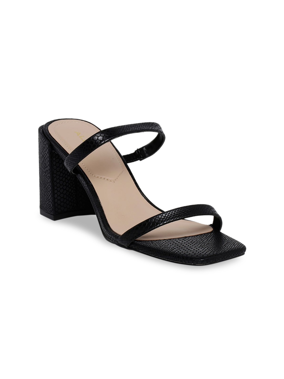 

ALDO Women Black Solid Block Heels