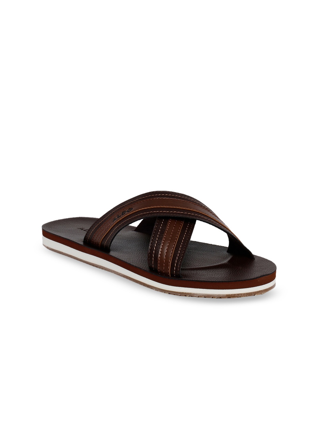 

ALDO Men Brown Comfort Sandals