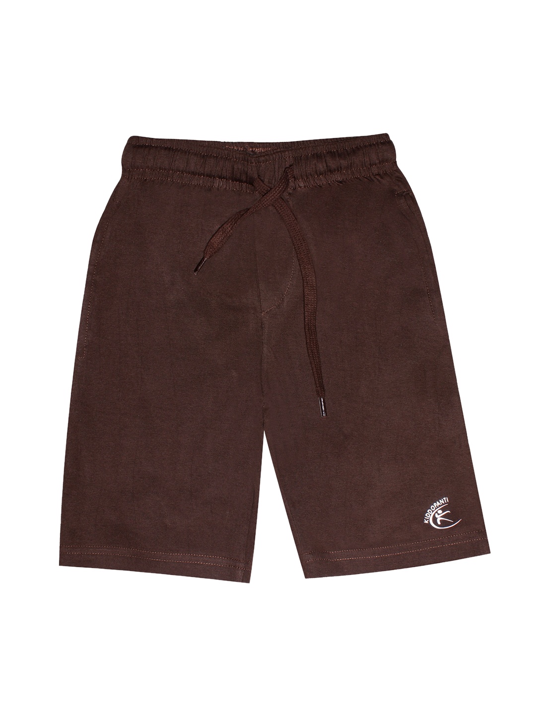 

KiddoPanti Boys Coffee Brown Solid Regular Fit Regular Shorts