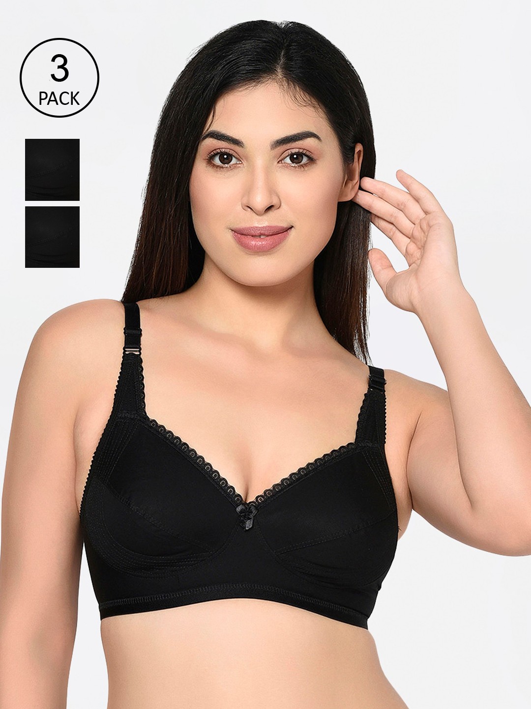 

Bodycare Women Black Solid