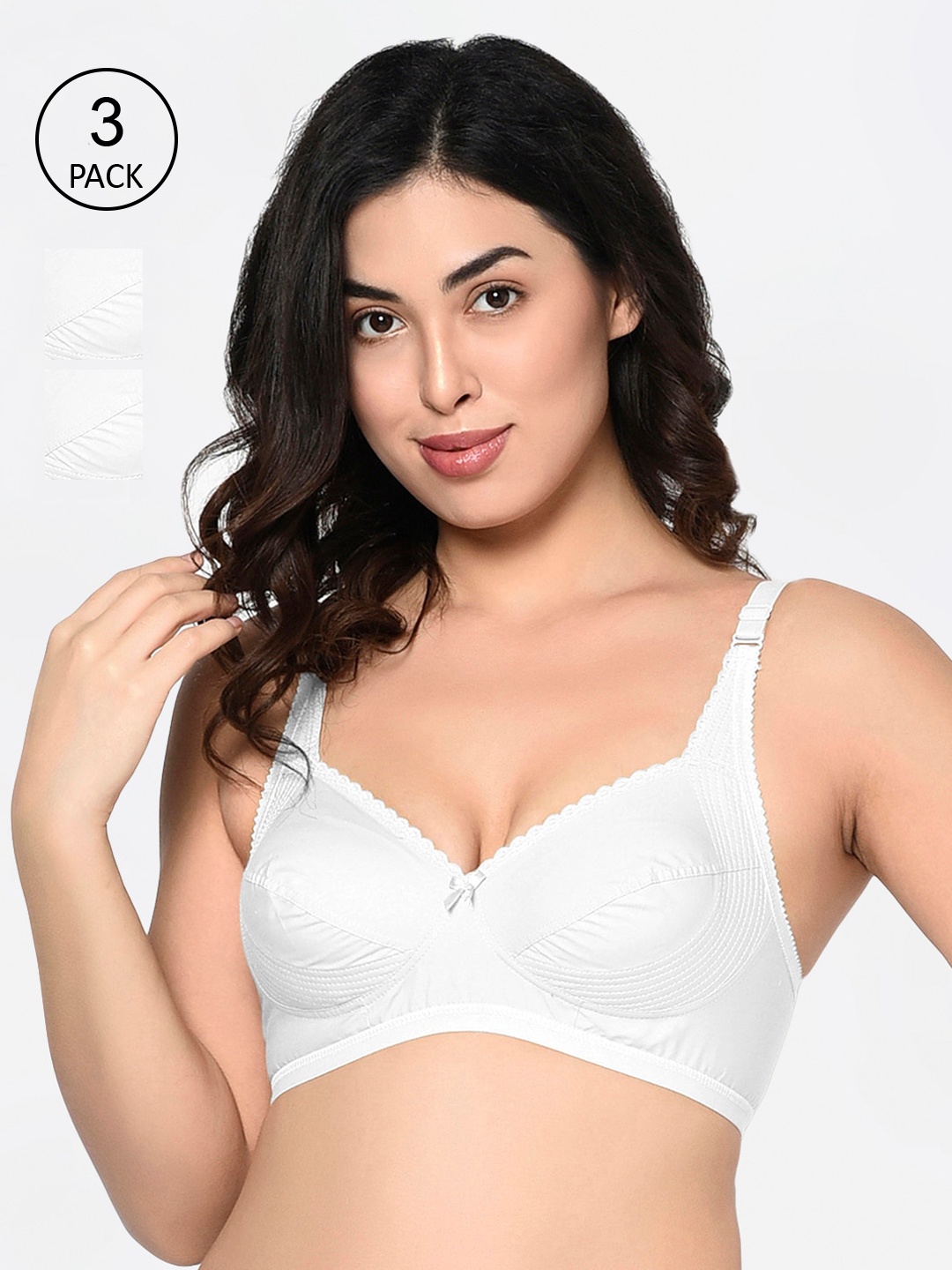 Bodycare Women White Solid