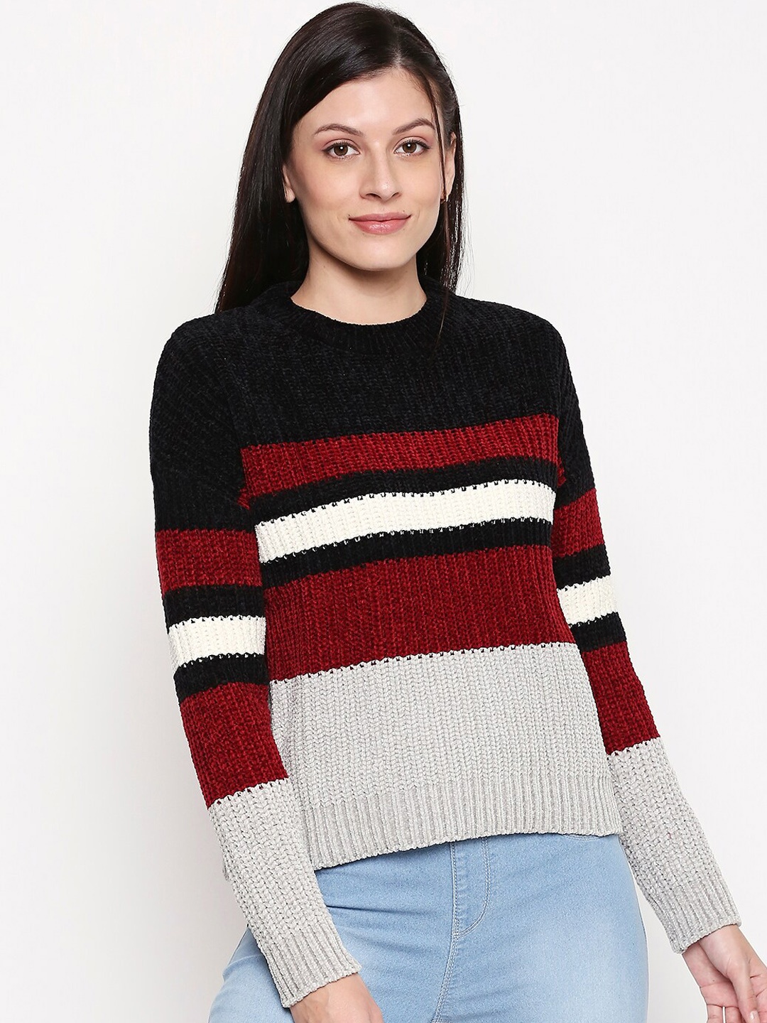 

People Women Grey Striped