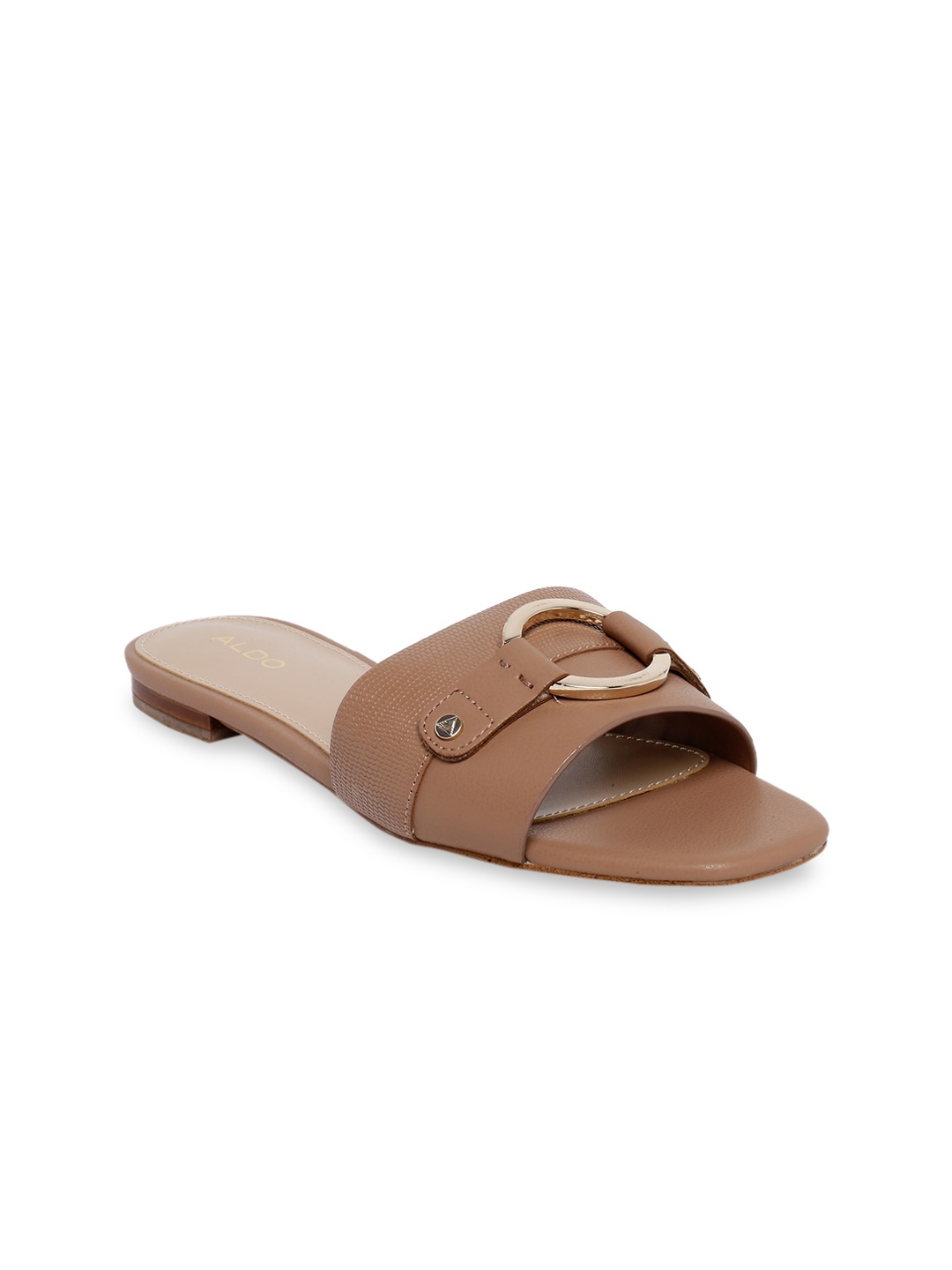 

ALDO Women Beige Solid Open Toe Flats