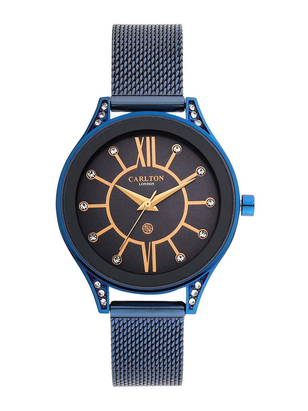 

Carlton London Women Black Analogue Watch CL047BL3
