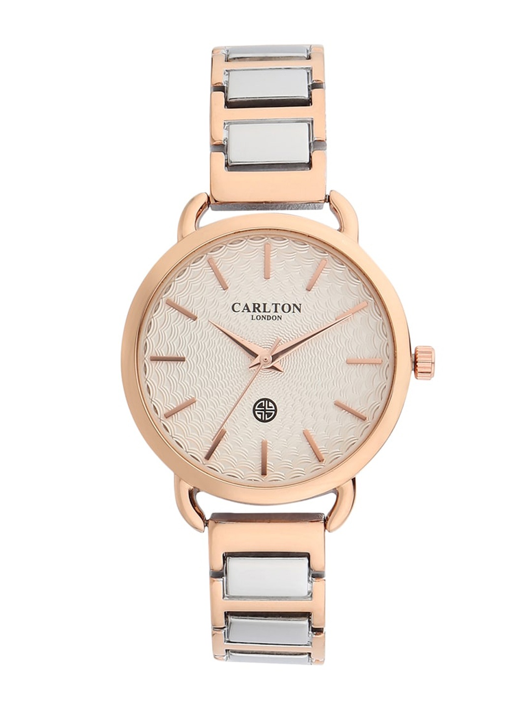 

Carlton London Women Silver-Toned Analogue Watch CL039RGSLRS